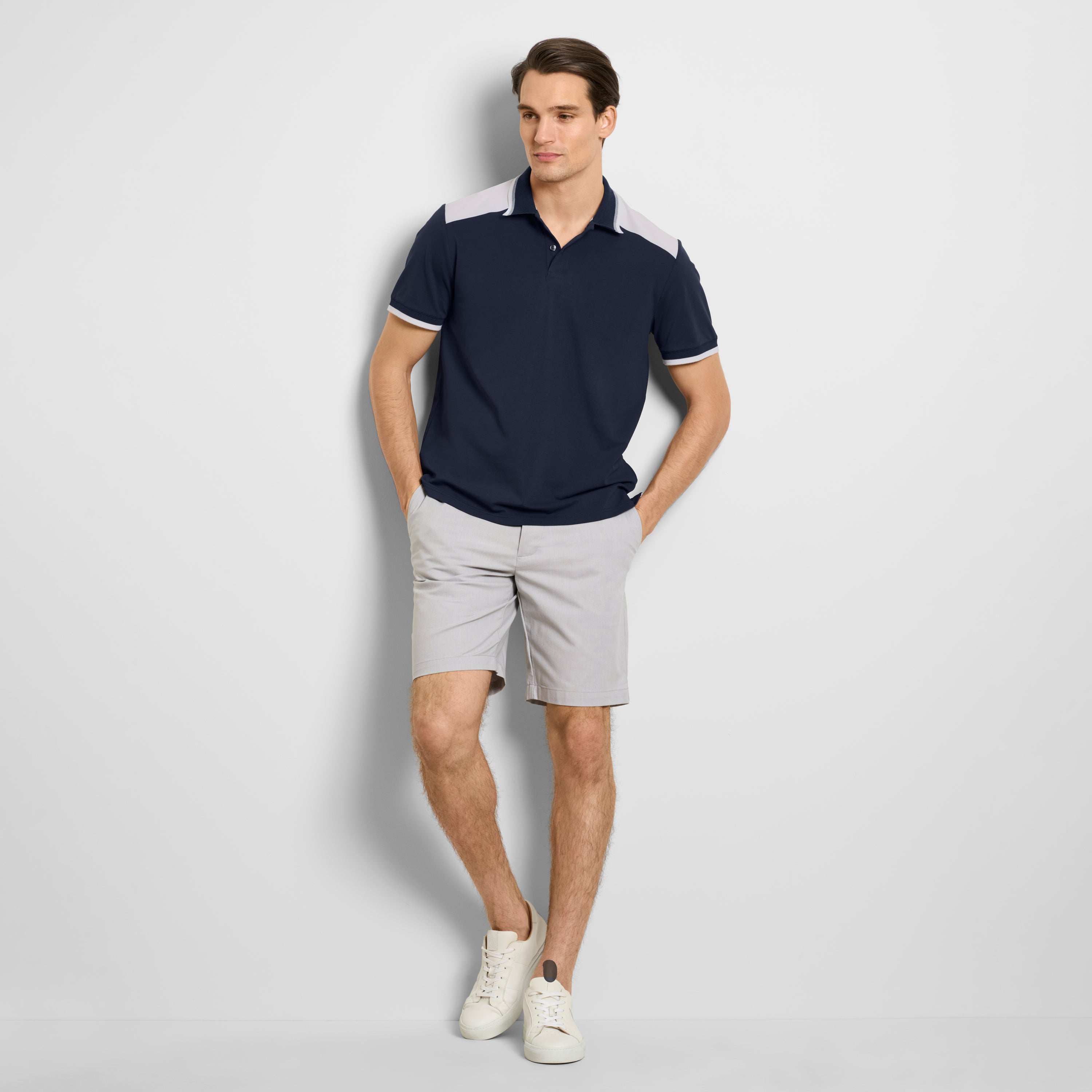 Performance Colorblock Short Sleeve Polo