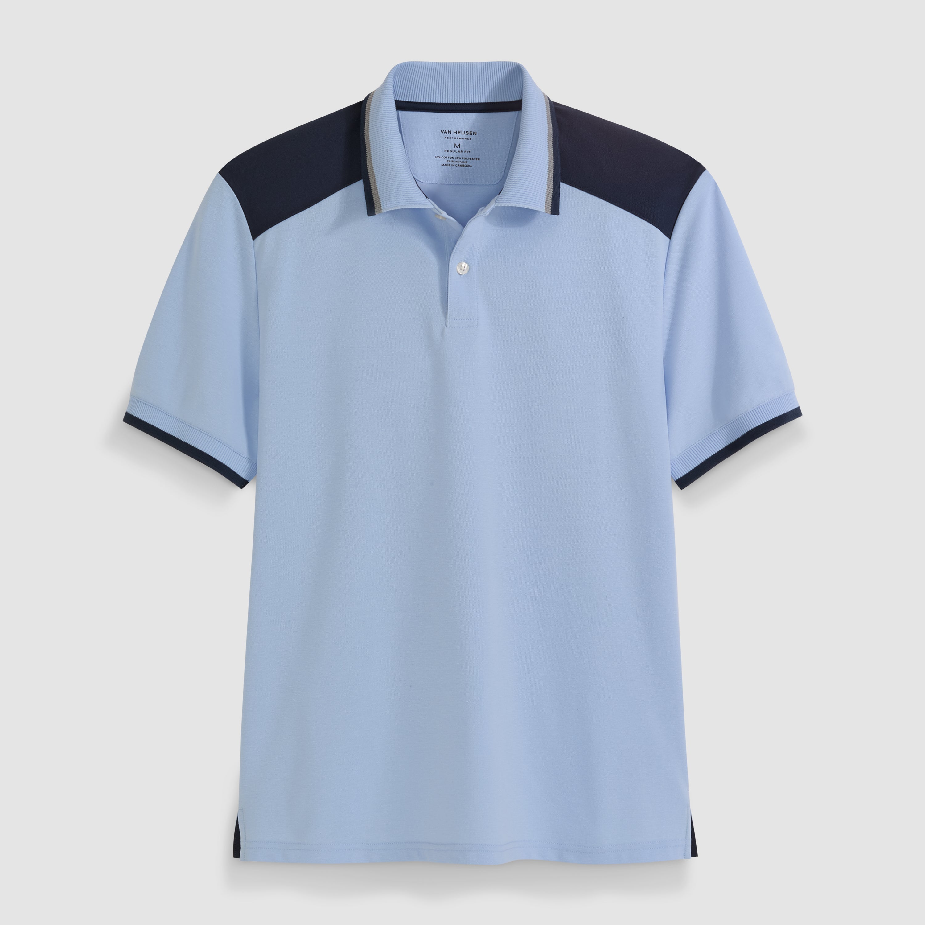 Performance Colorblock Short Sleeve Polo