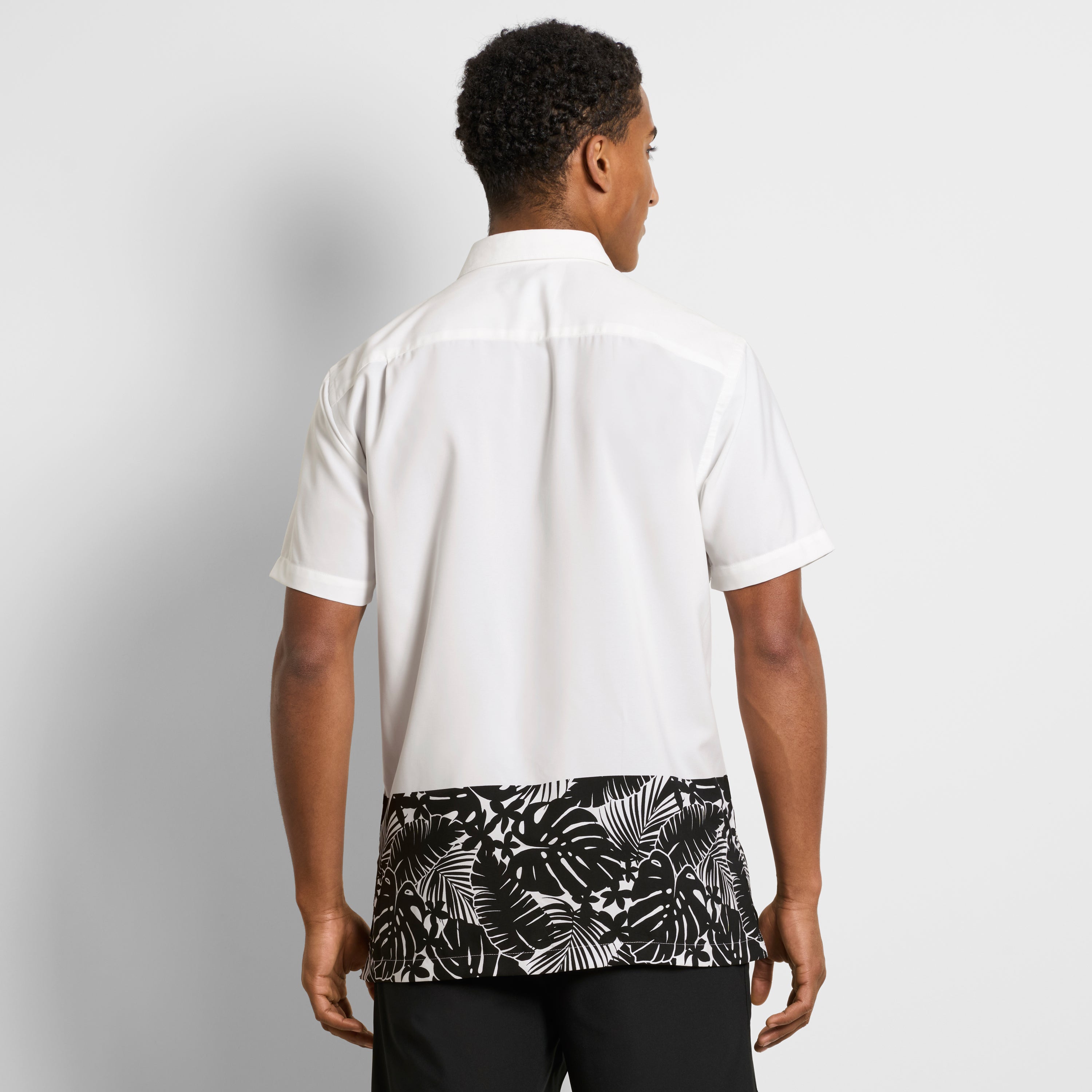 Weekend Short Sleeve Camp Placed Print Shirt