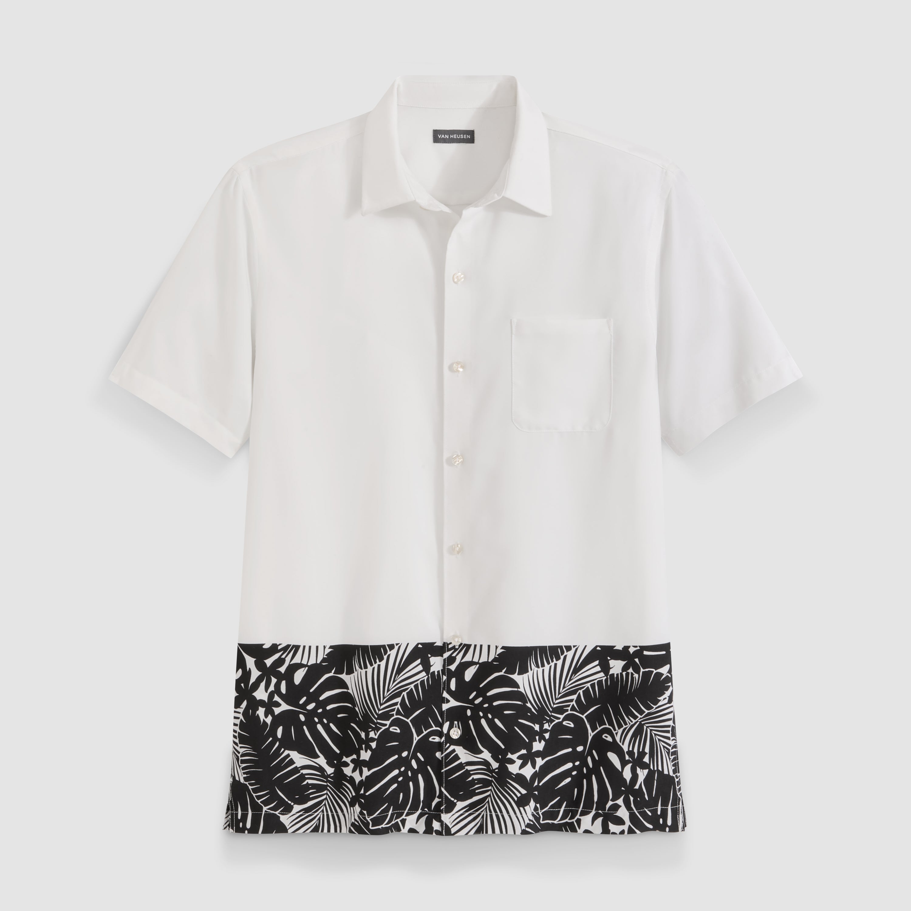 Weekend Short Sleeve Camp Placed Print Shirt