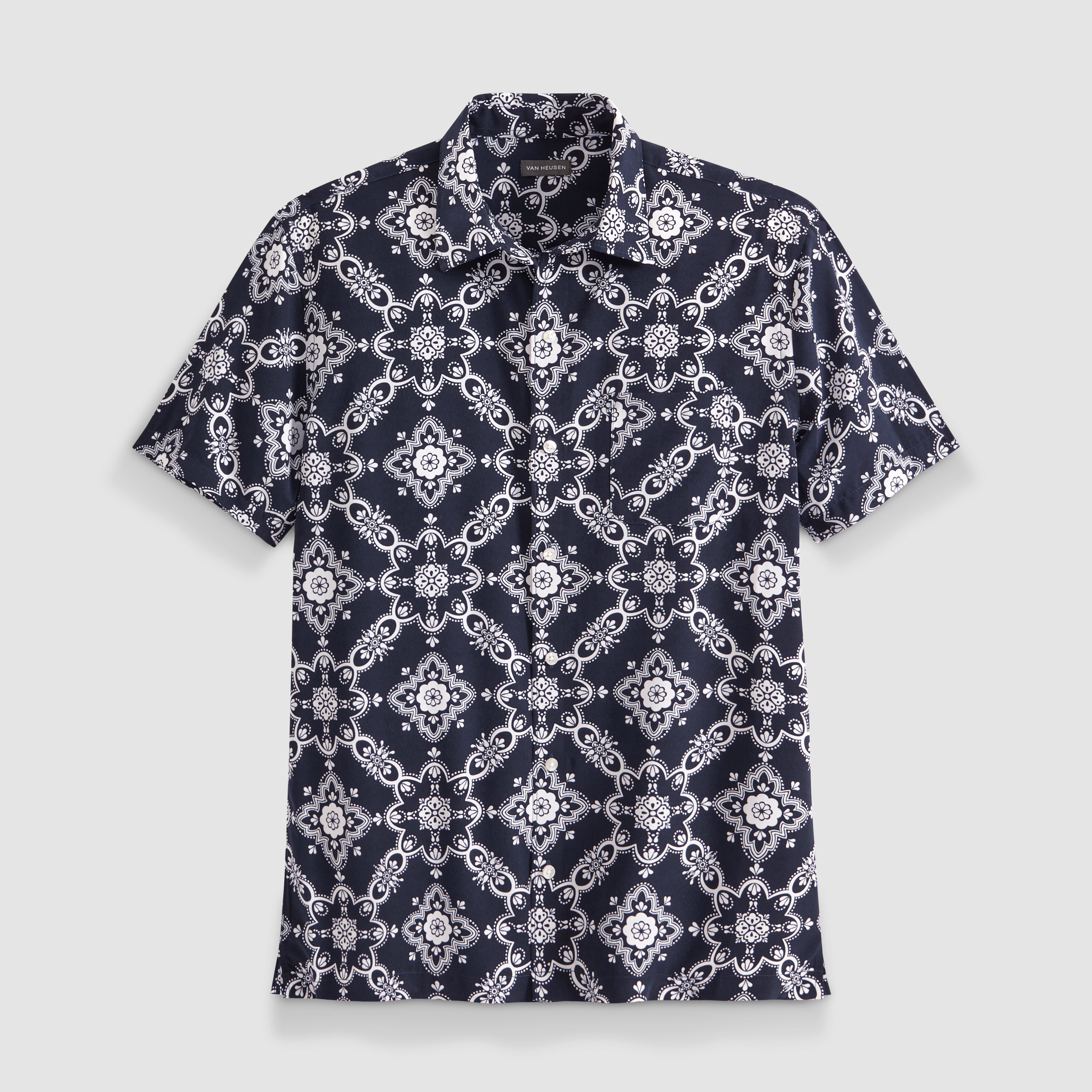 Weekend Printed Short Sleeve Camp Shirt