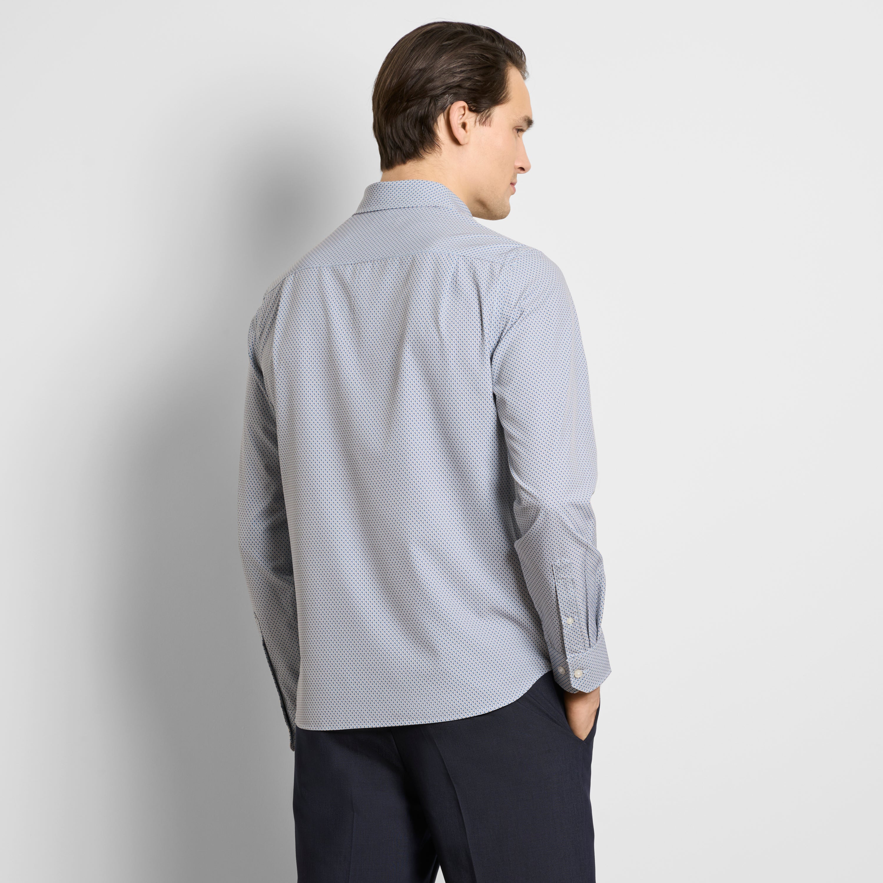 Performance All-Way Stretch Pattern Long Sleeve Shirt