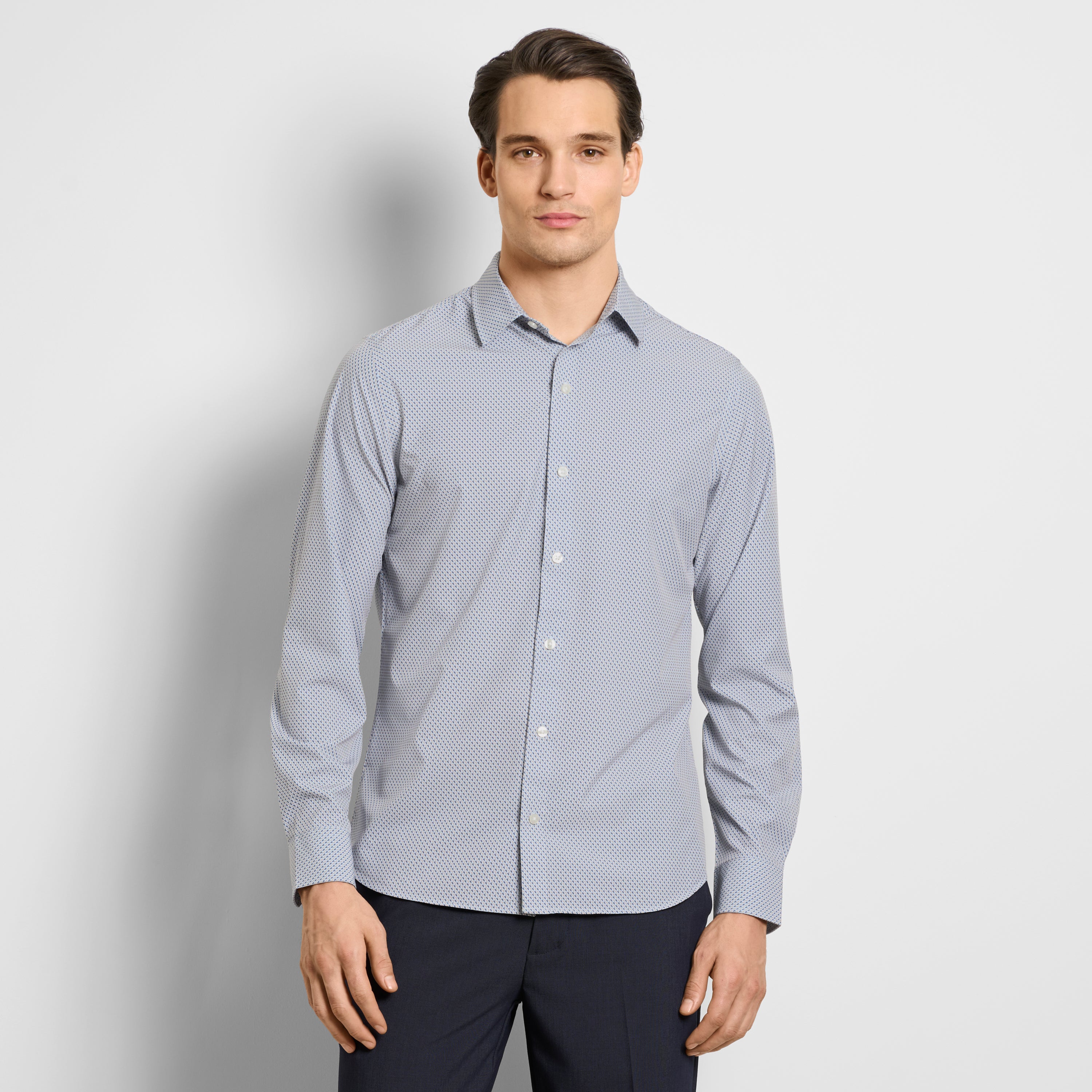 Performance All-Way Stretch Pattern Long Sleeve Shirt