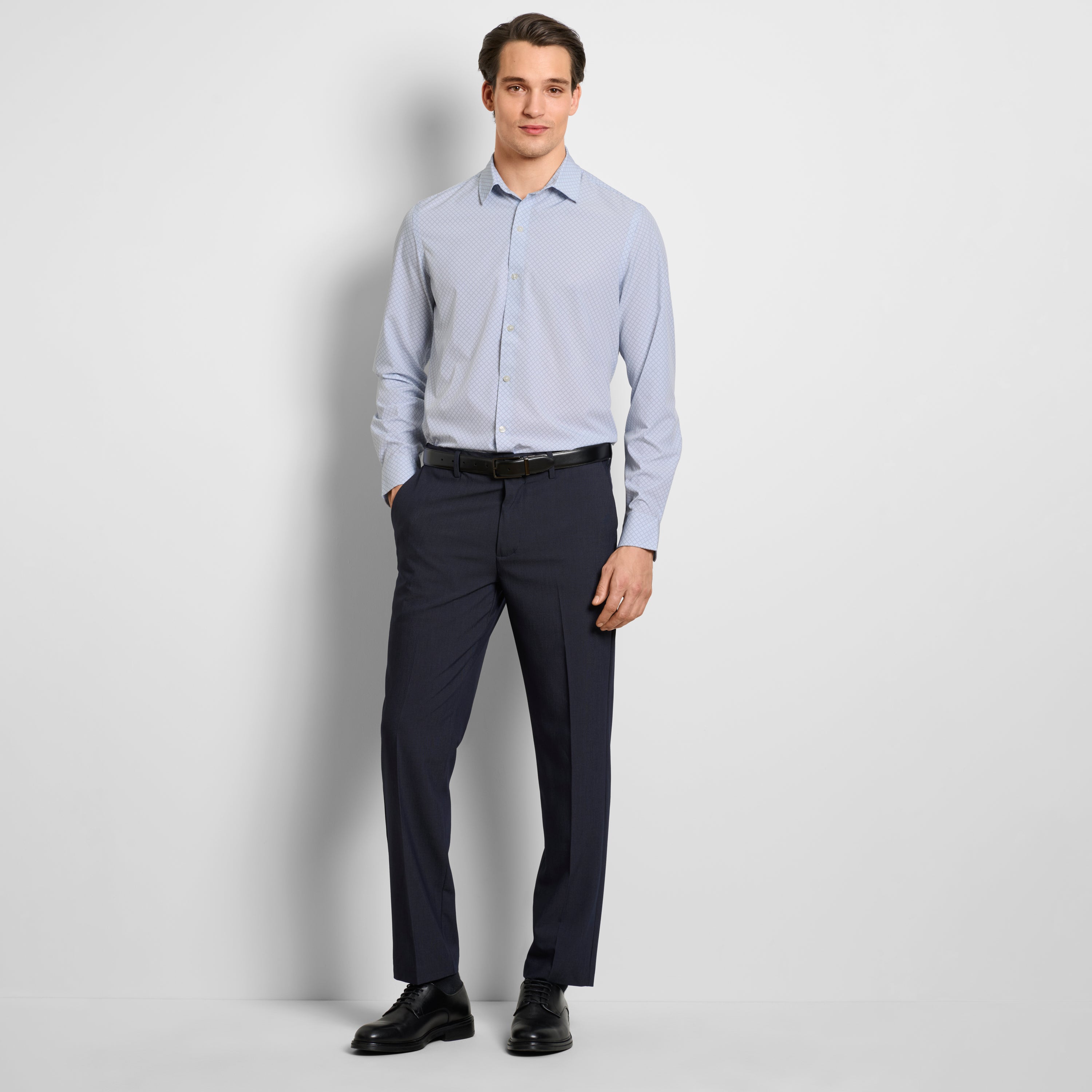 Performance All-Way Stretch Pattern Long Sleeve Shirt