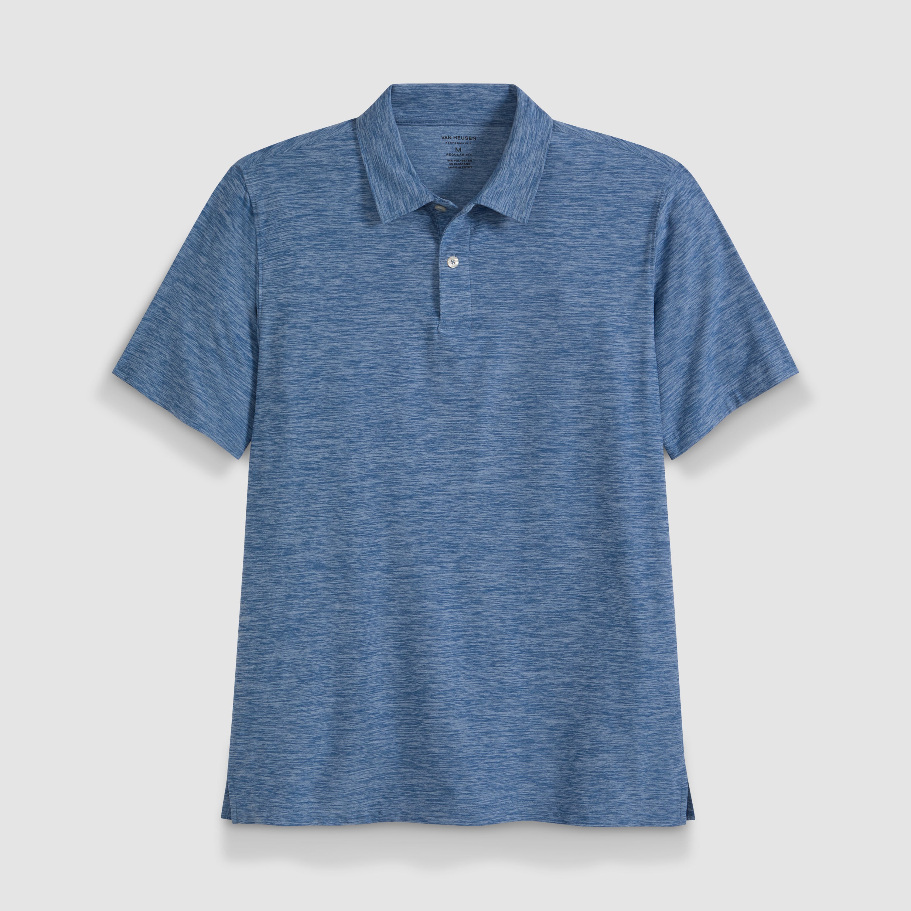 Space Dyed Jersey Short Sleeve Button Polo