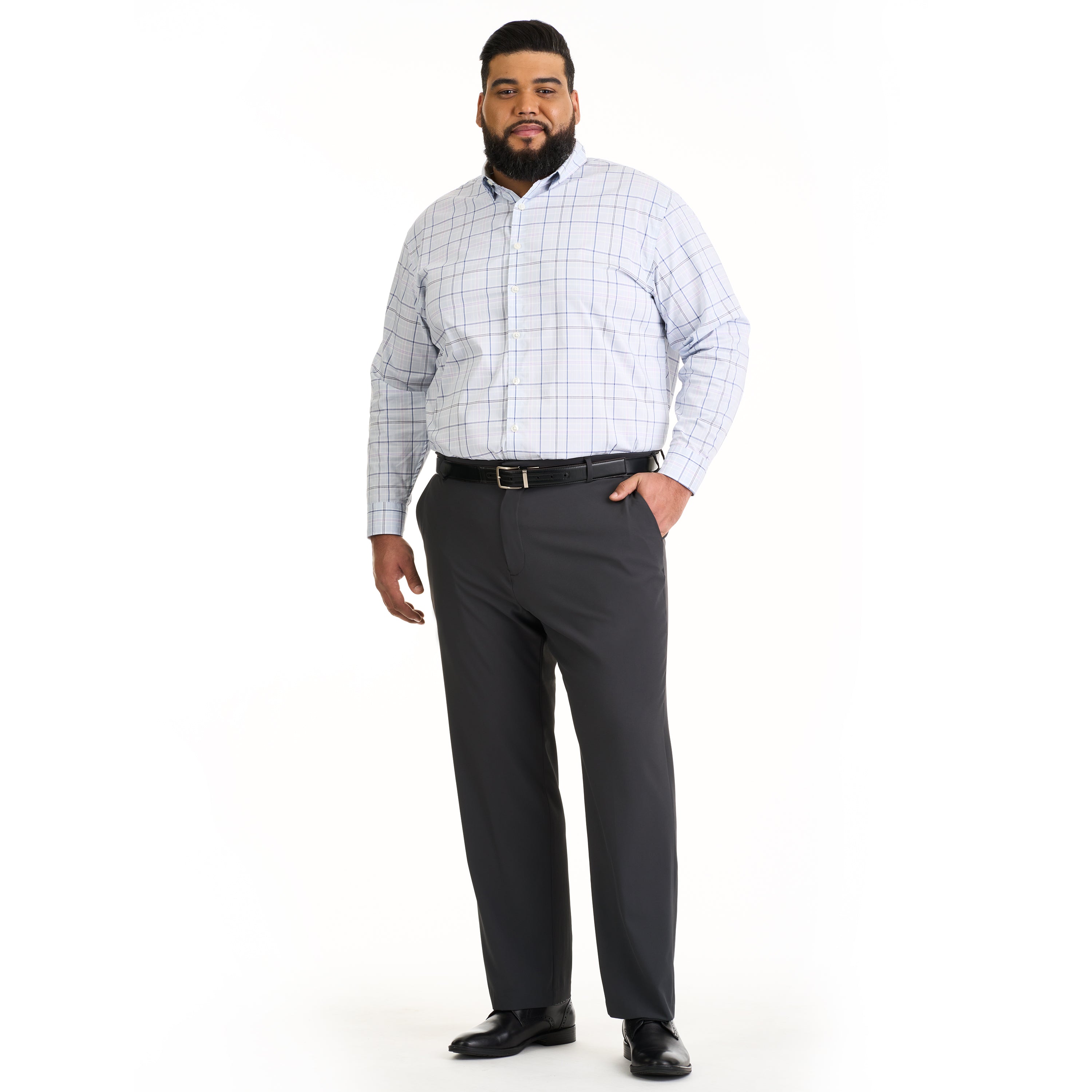 Flex Fit Stain Shield Straight Leg Pant - Big &amp; Tall