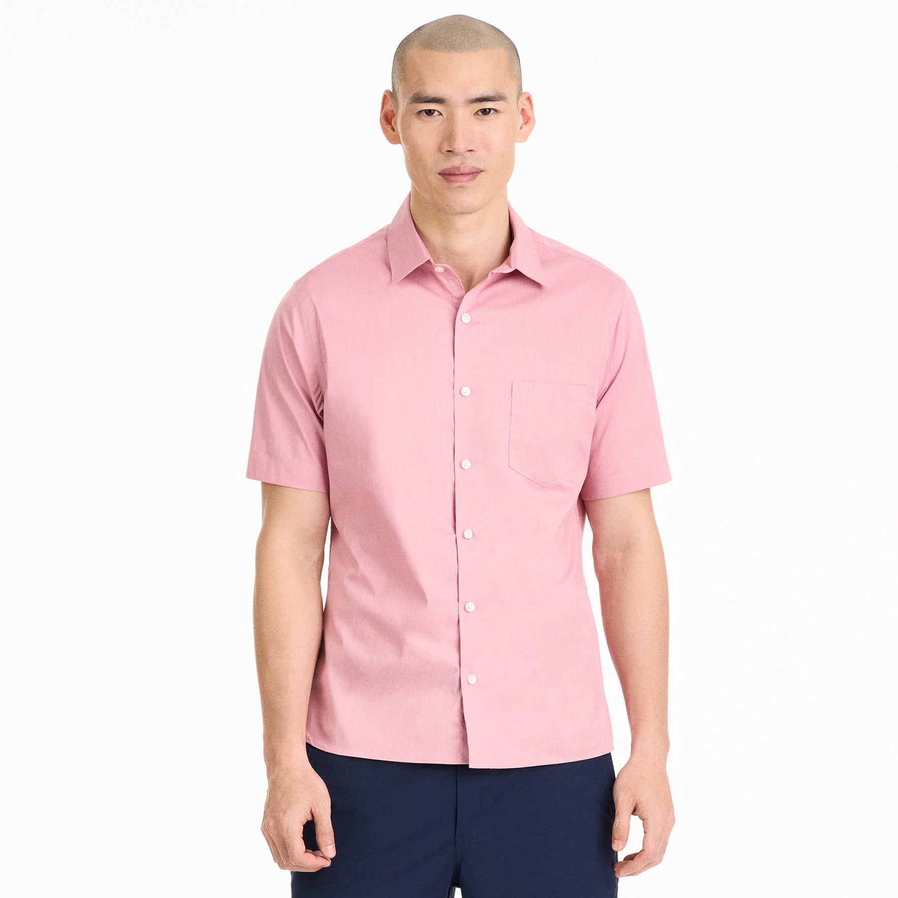 Essential Stain Shield Short Sleeve Shirt Solid - Slim Fit