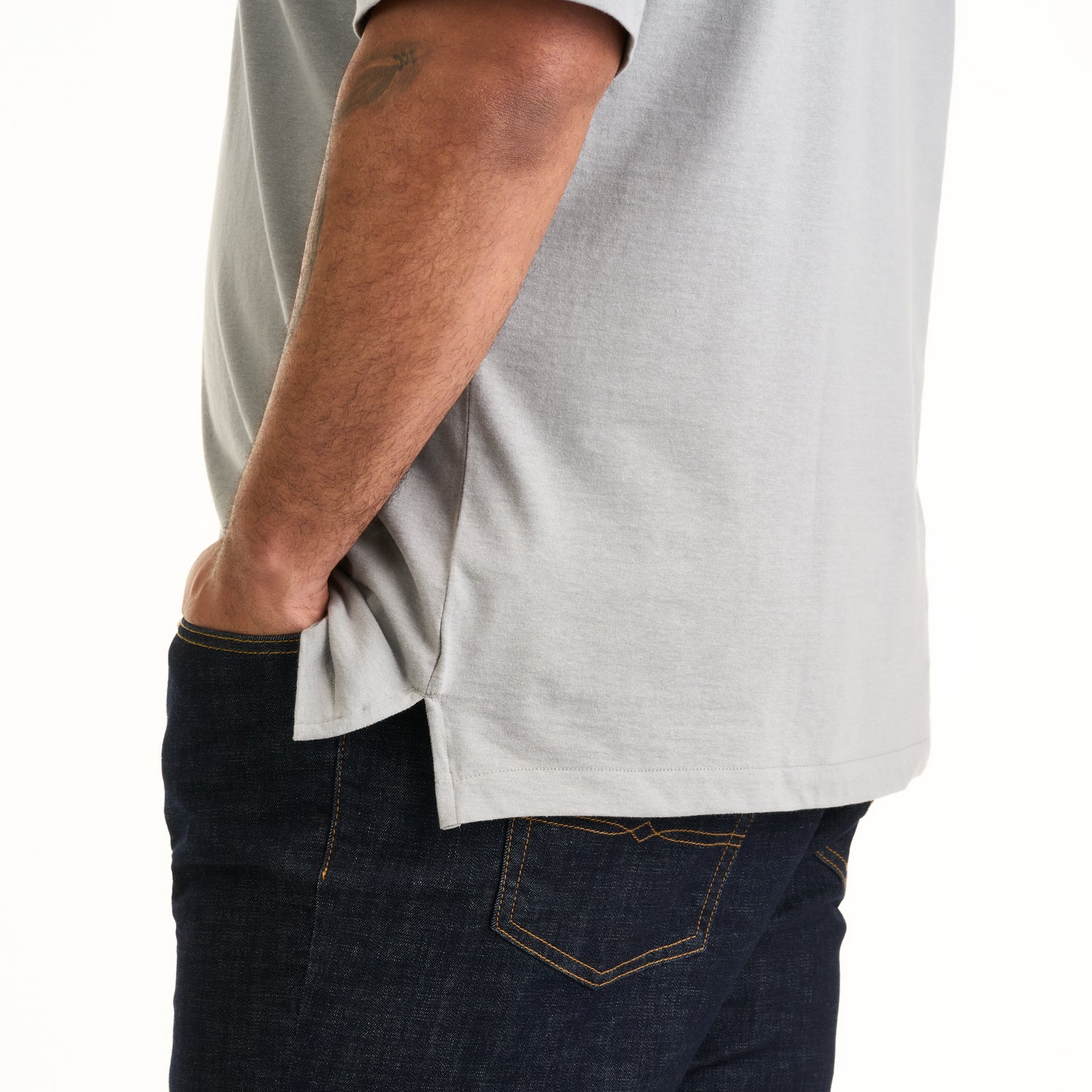 Essential Multi Stripe Cotton Jersey Short Sleeve Polo - Big & Tall