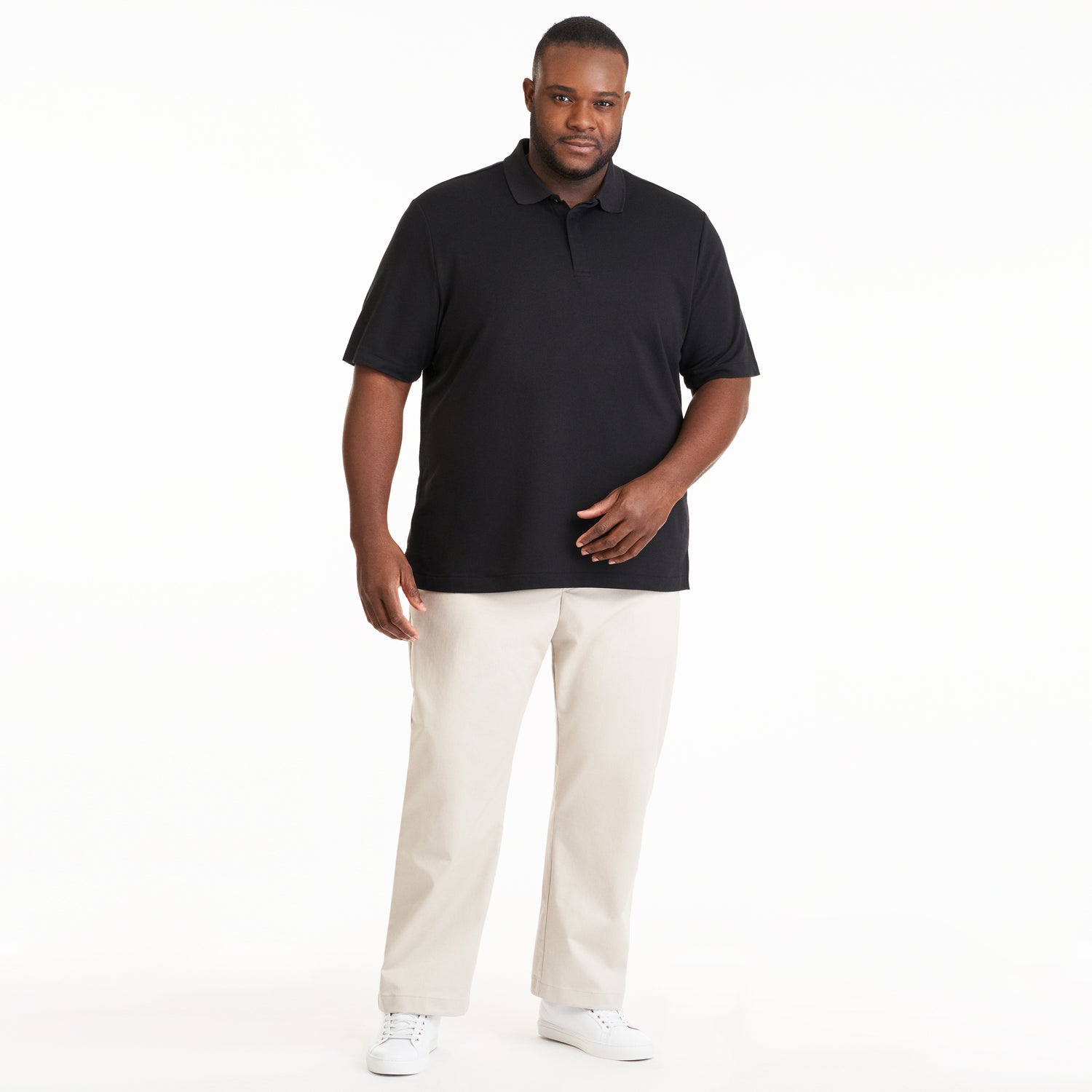 Essential Stain Shield Honeycomb Polo - Big & Tall