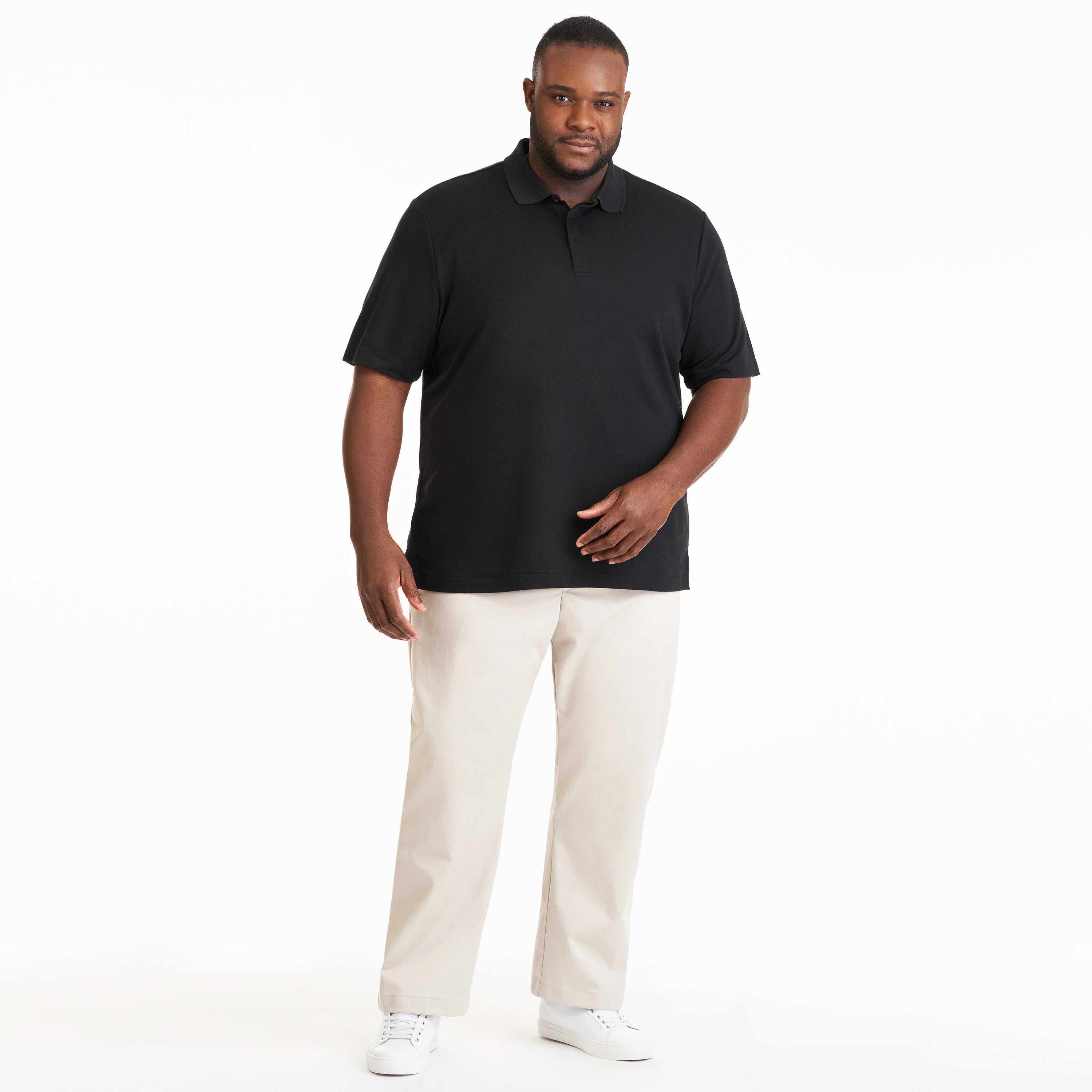 Essential Stain Shield Honeycomb Polo - Big &amp; Tall