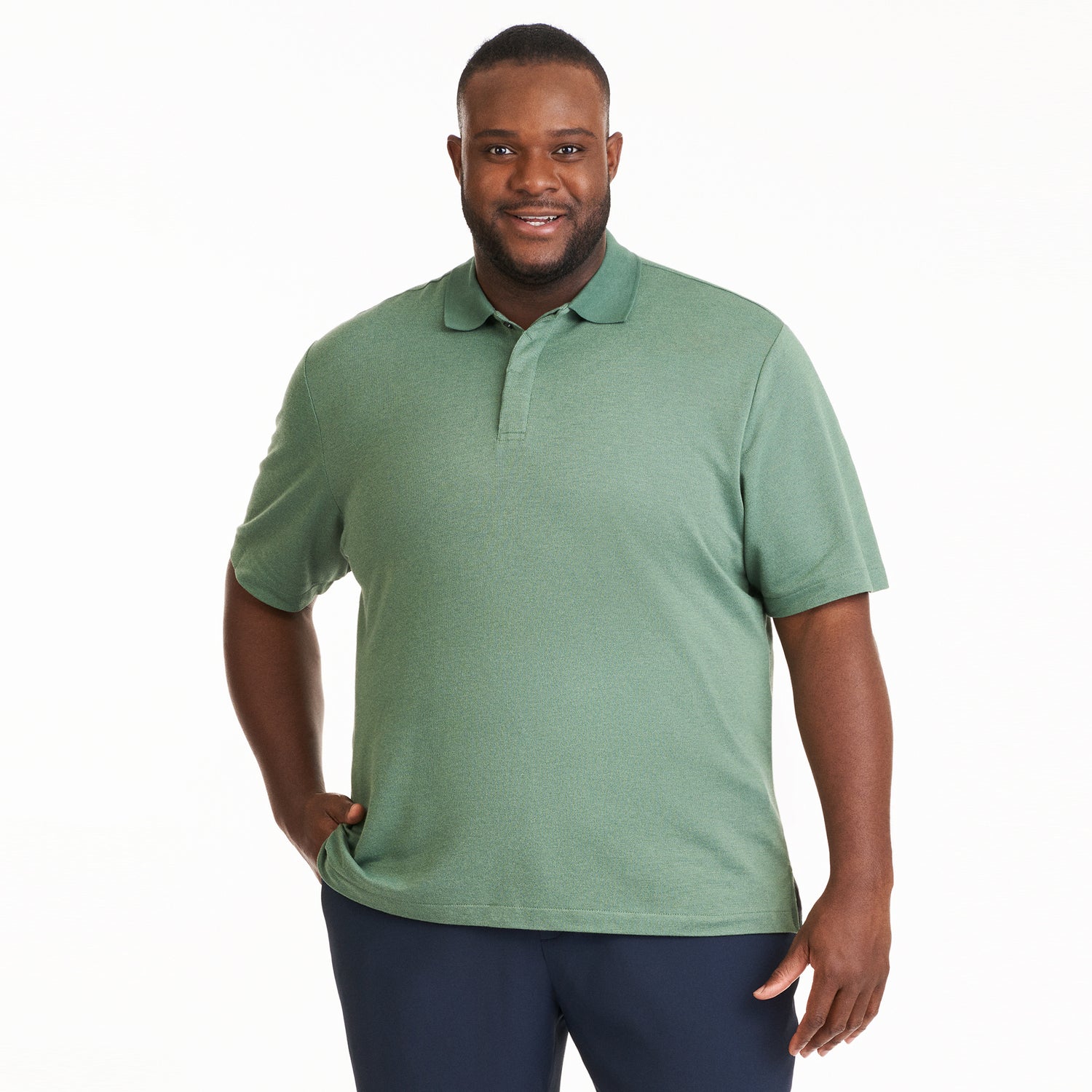 Essential Stain Shield Honeycomb Polo - Big & Tall