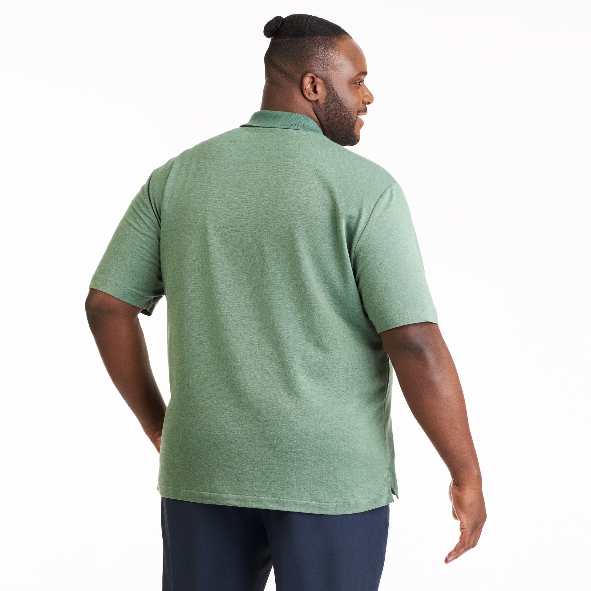 Essential Stain Shield Honeycomb Polo - Big &amp; Tall