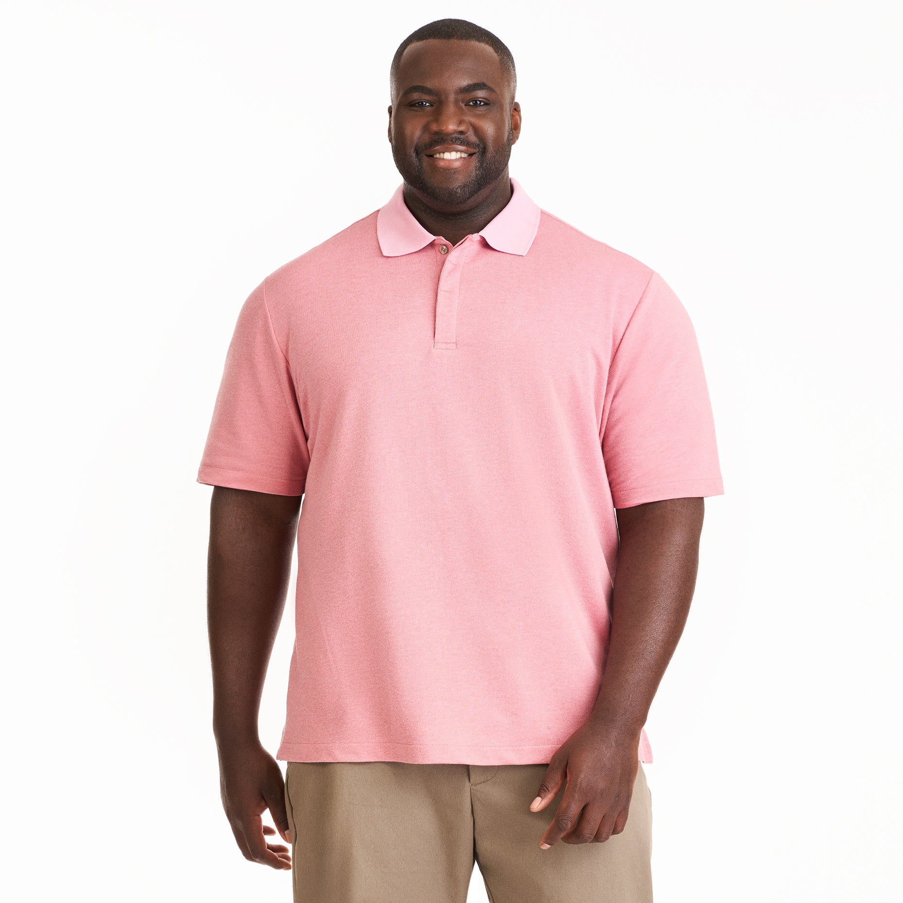 Essential Stain Shield Honeycomb Polo - Big &amp; Tall