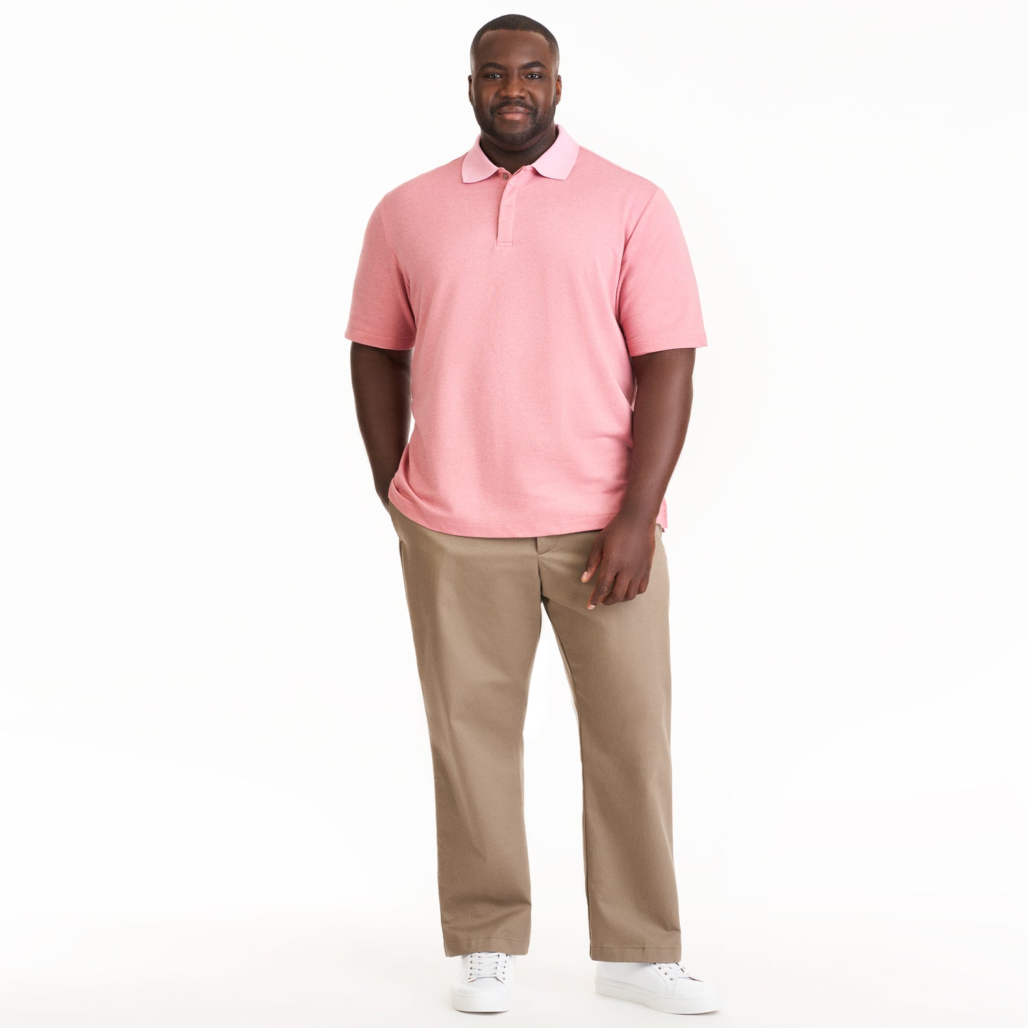 Essential Stain Shield Honeycomb Polo - Big & Tall