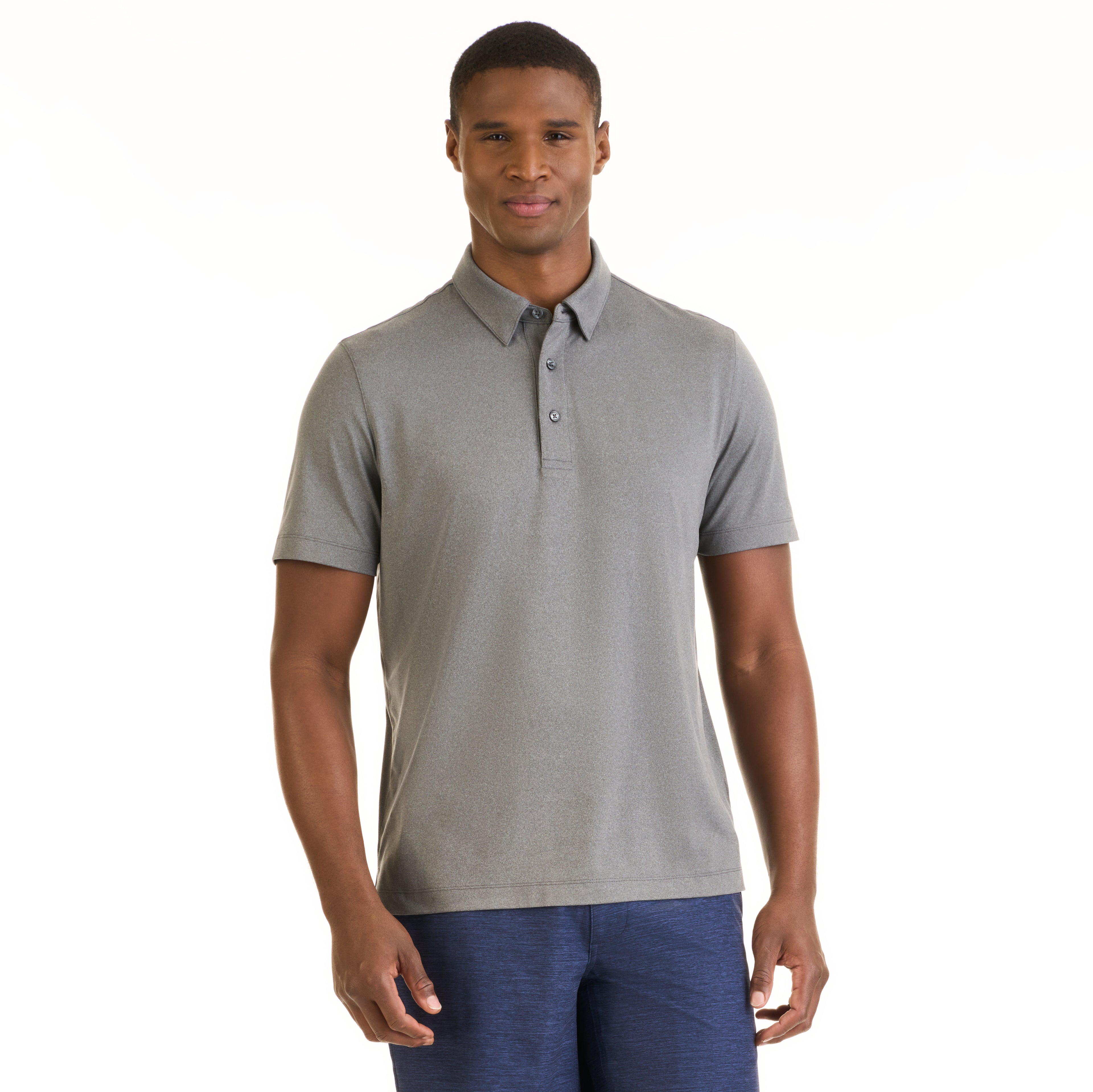 Performance Heather Hybrid Polo