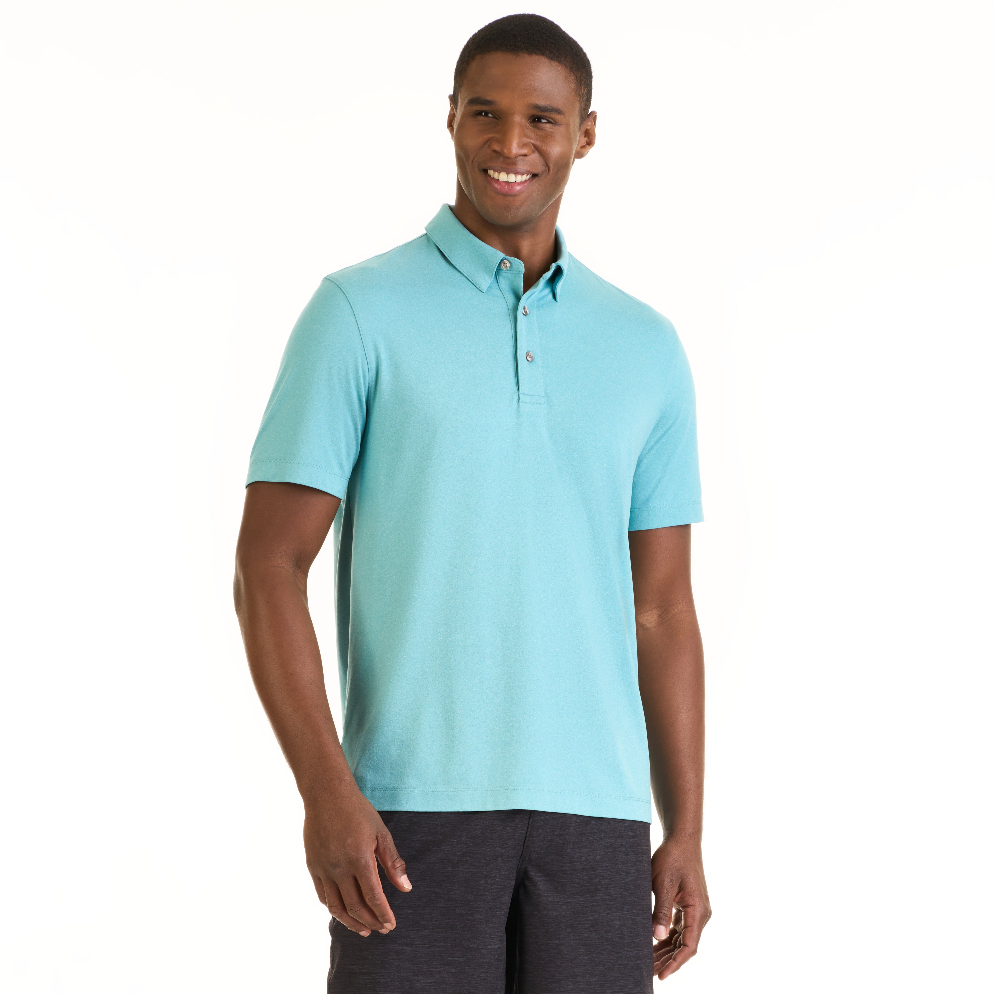 Performance Heather Hybrid Polo