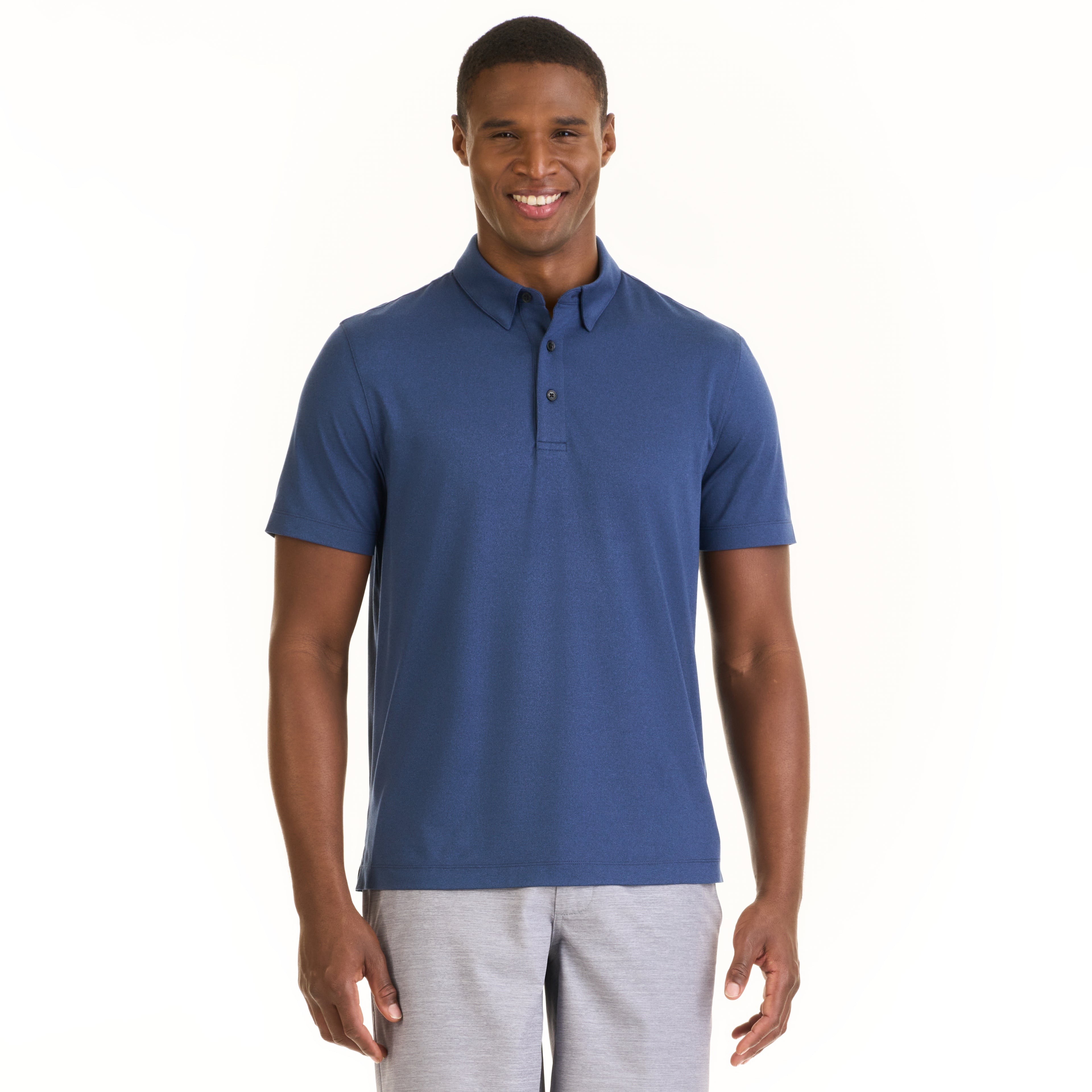 Performance Heather Hybrid Polo