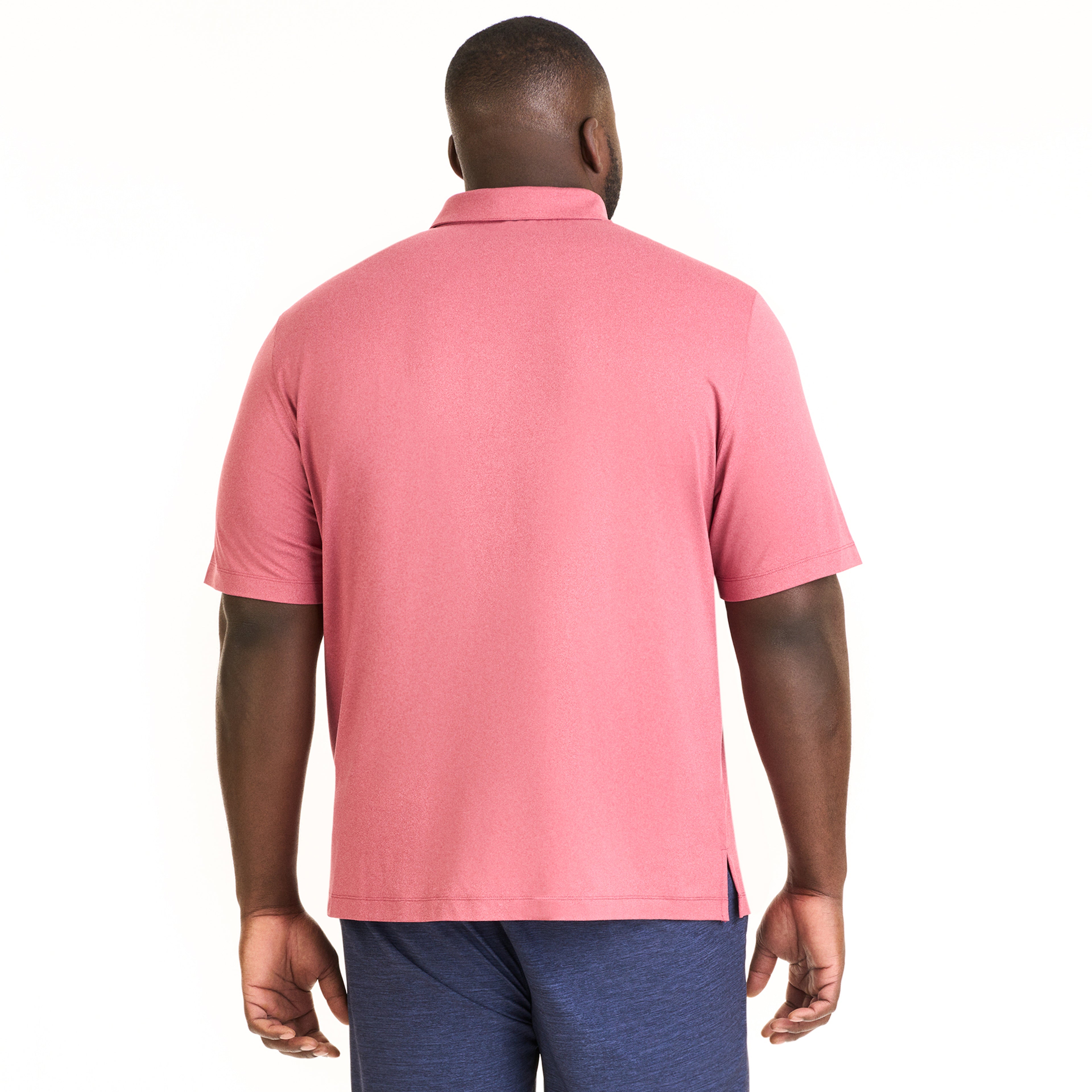 Performance Heather Hybrid Polo - Big & Tall