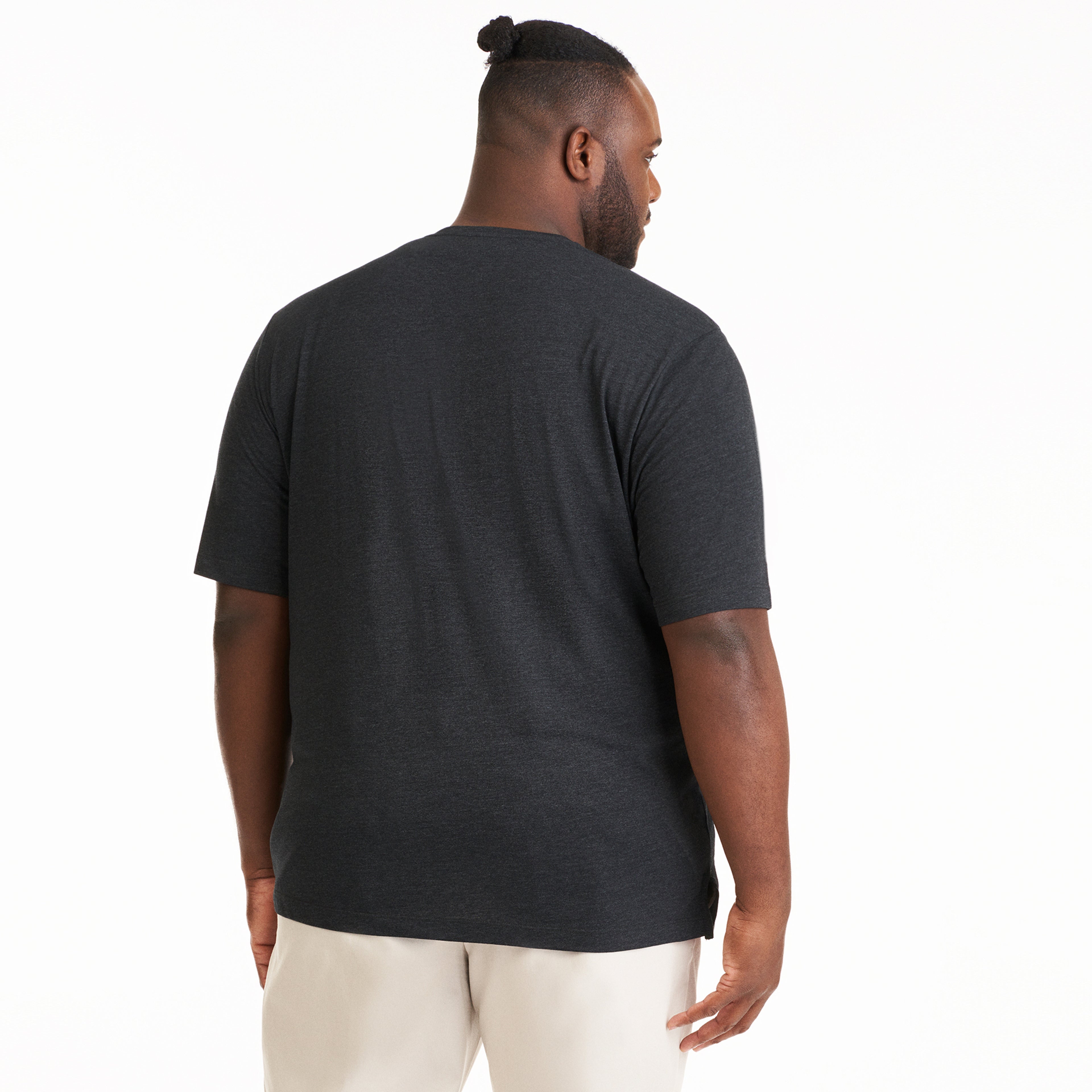 Essential Stain Shield V-Neck Tee - Big &amp; Tall