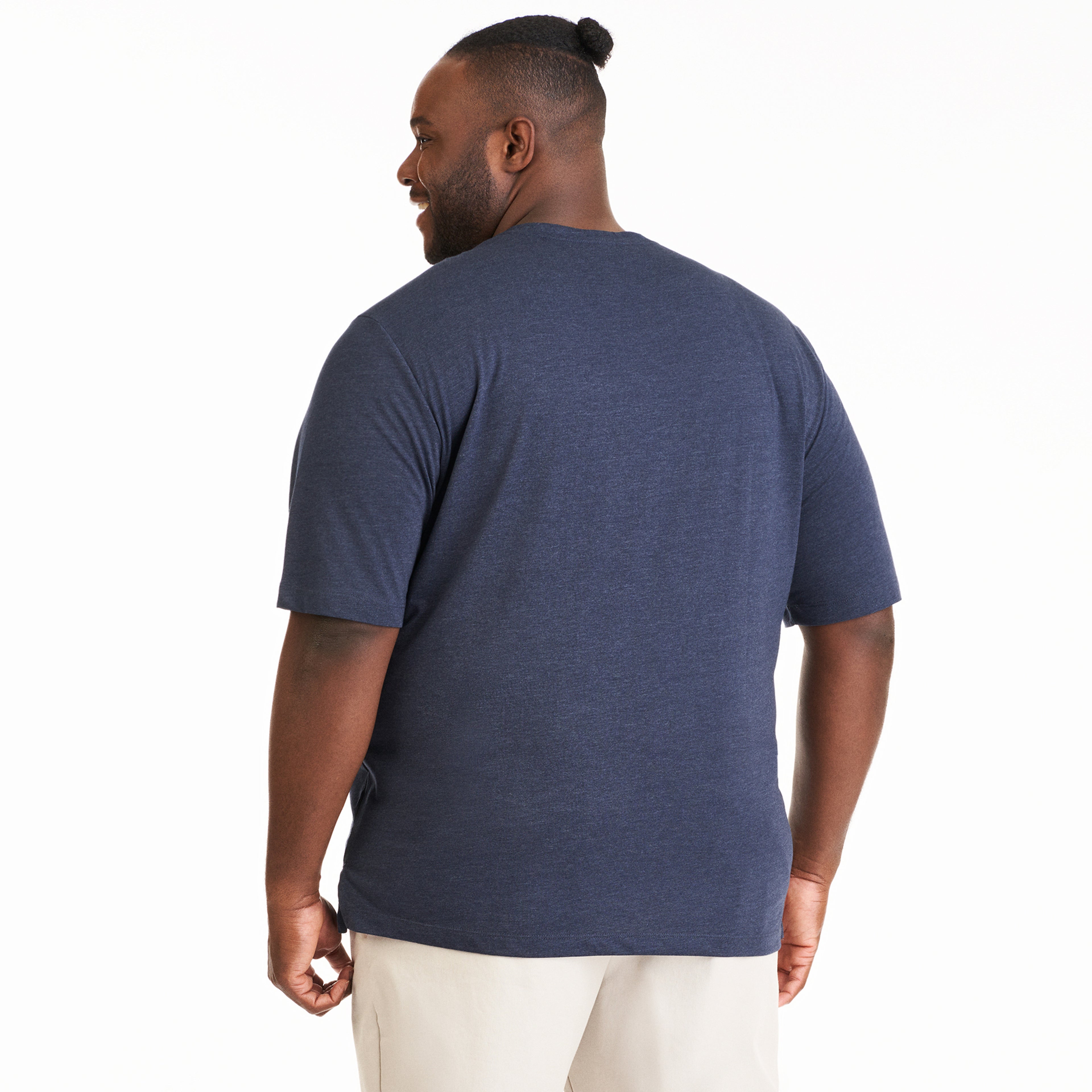 Essential Stain Shield V-Neck Tee - Big & Tall