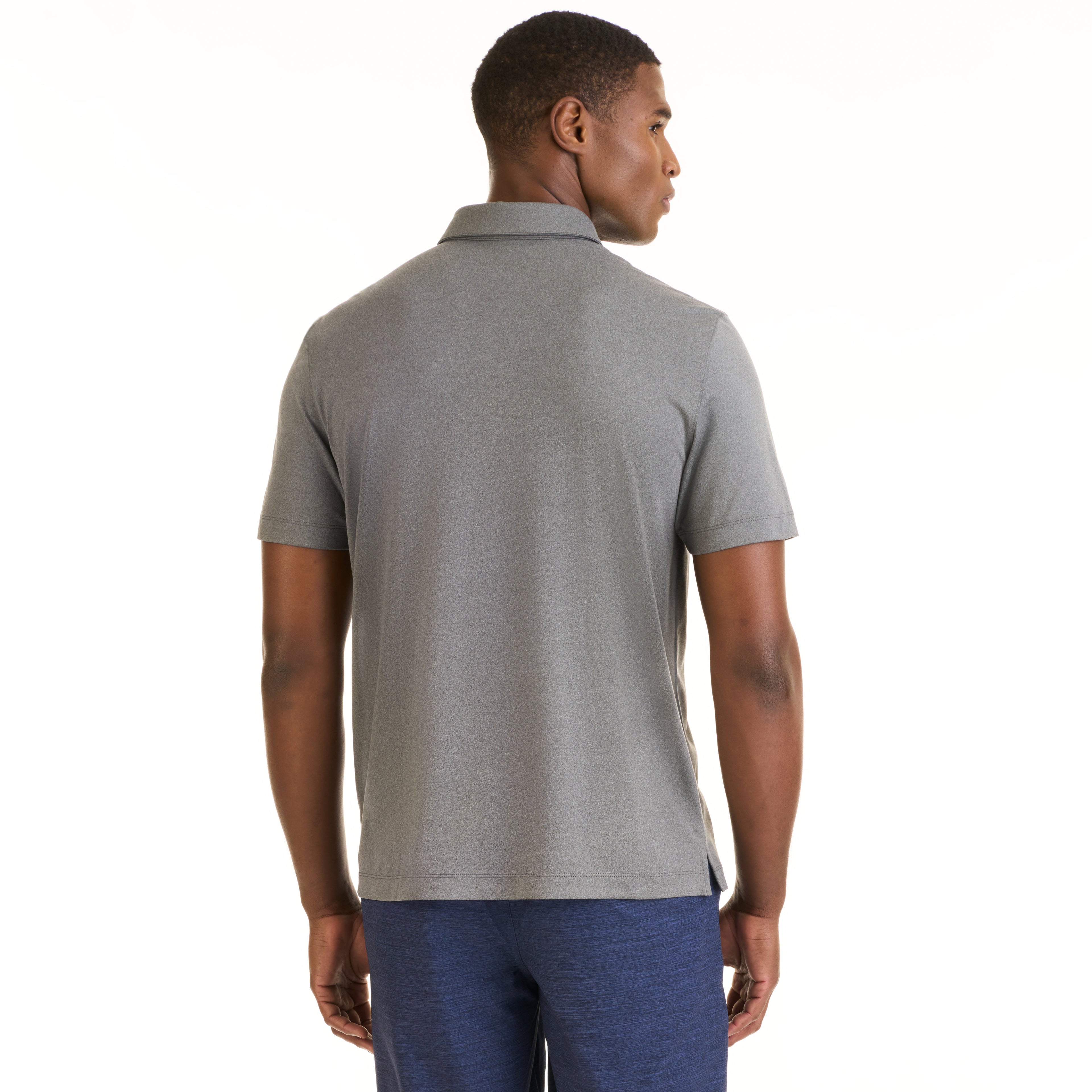 Performance Heather Hybrid Polo