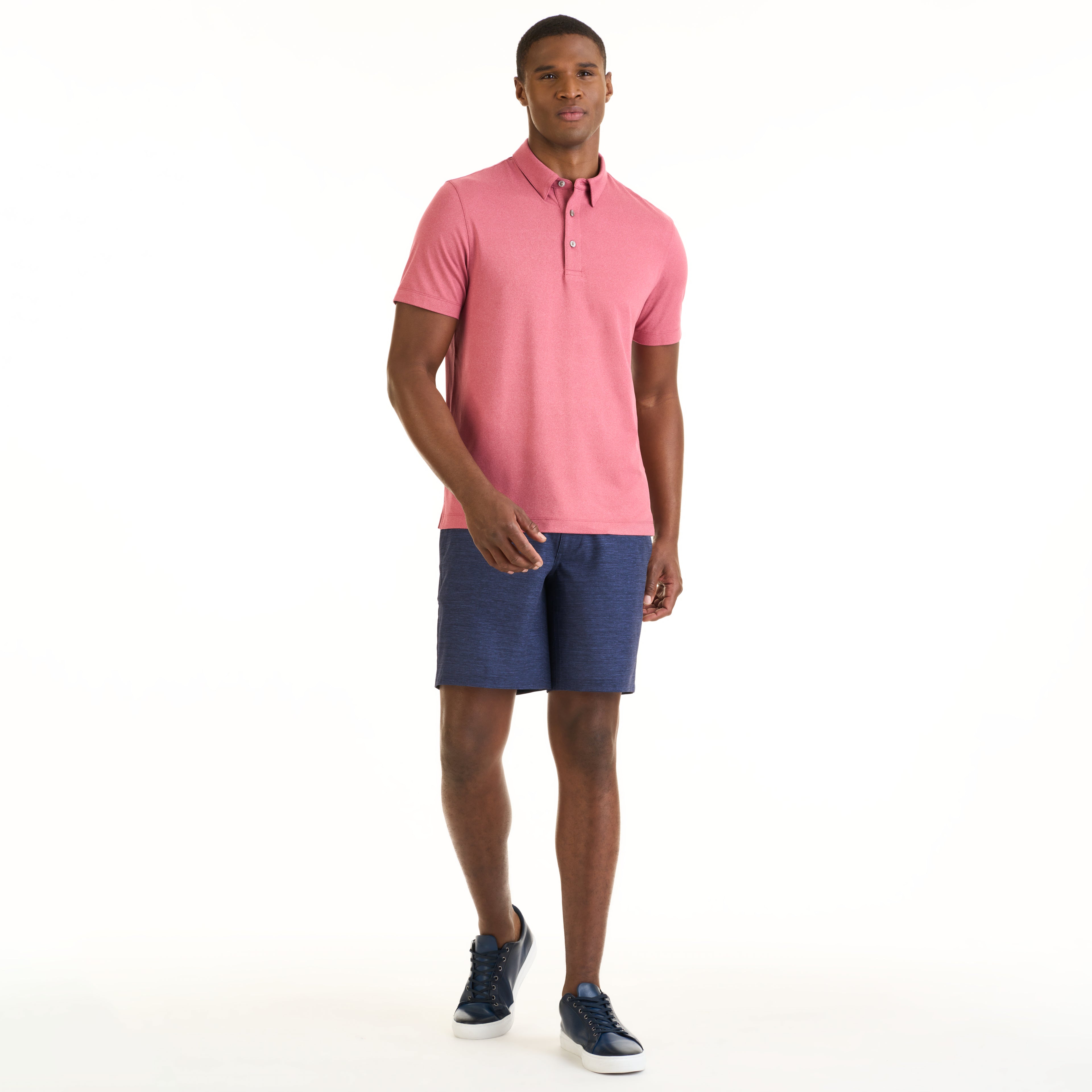 Performance Heather Hybrid Polo