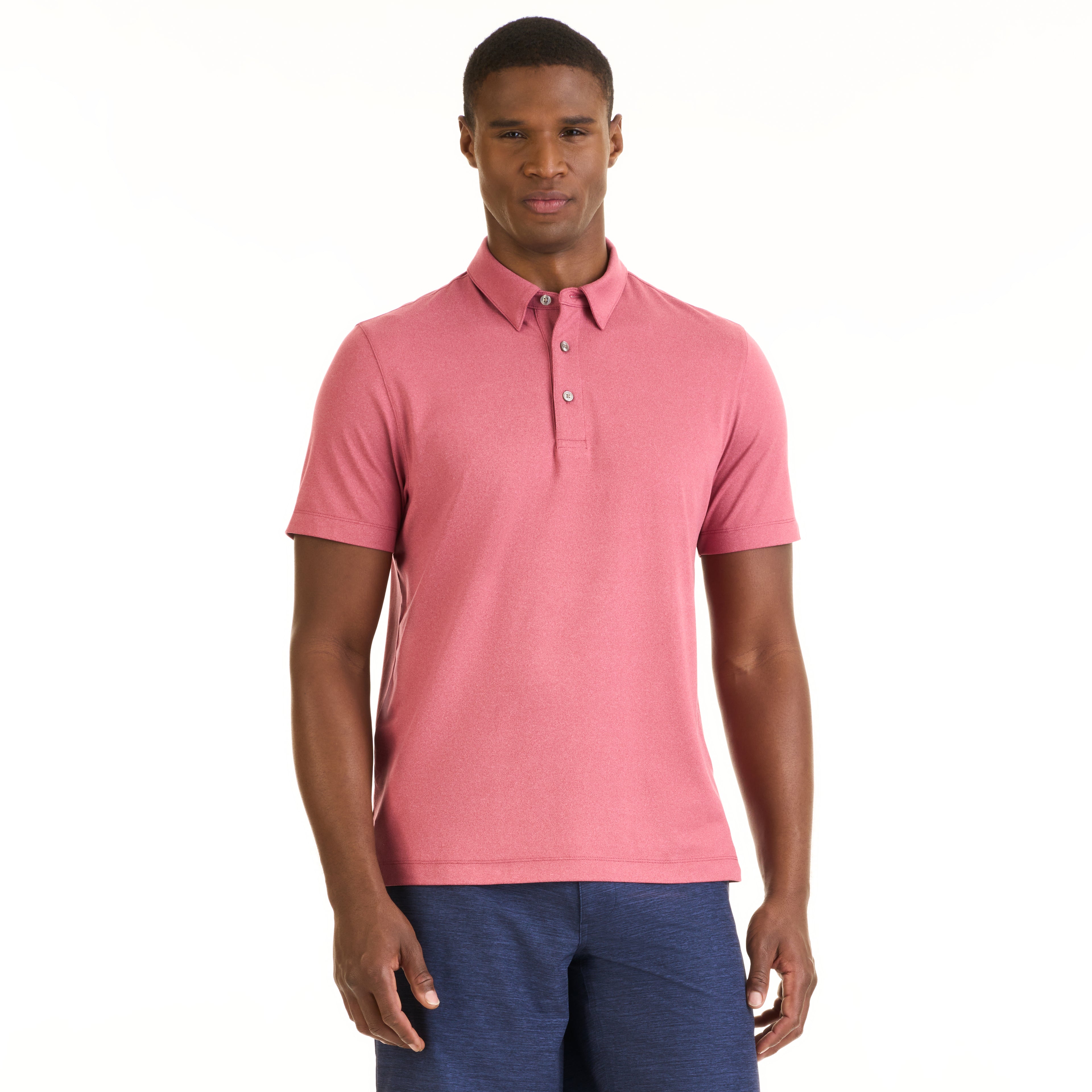 Performance Heather Hybrid Polo