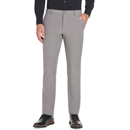 Flex 3 Flat Front Straight Leg Dress Pant Grey - Slim Fit