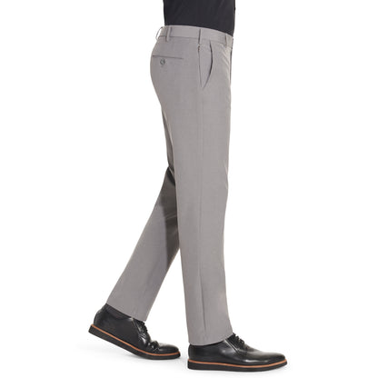 Flex 3 Flat Front Straight Leg Dress Pant Grey - Slim Fit