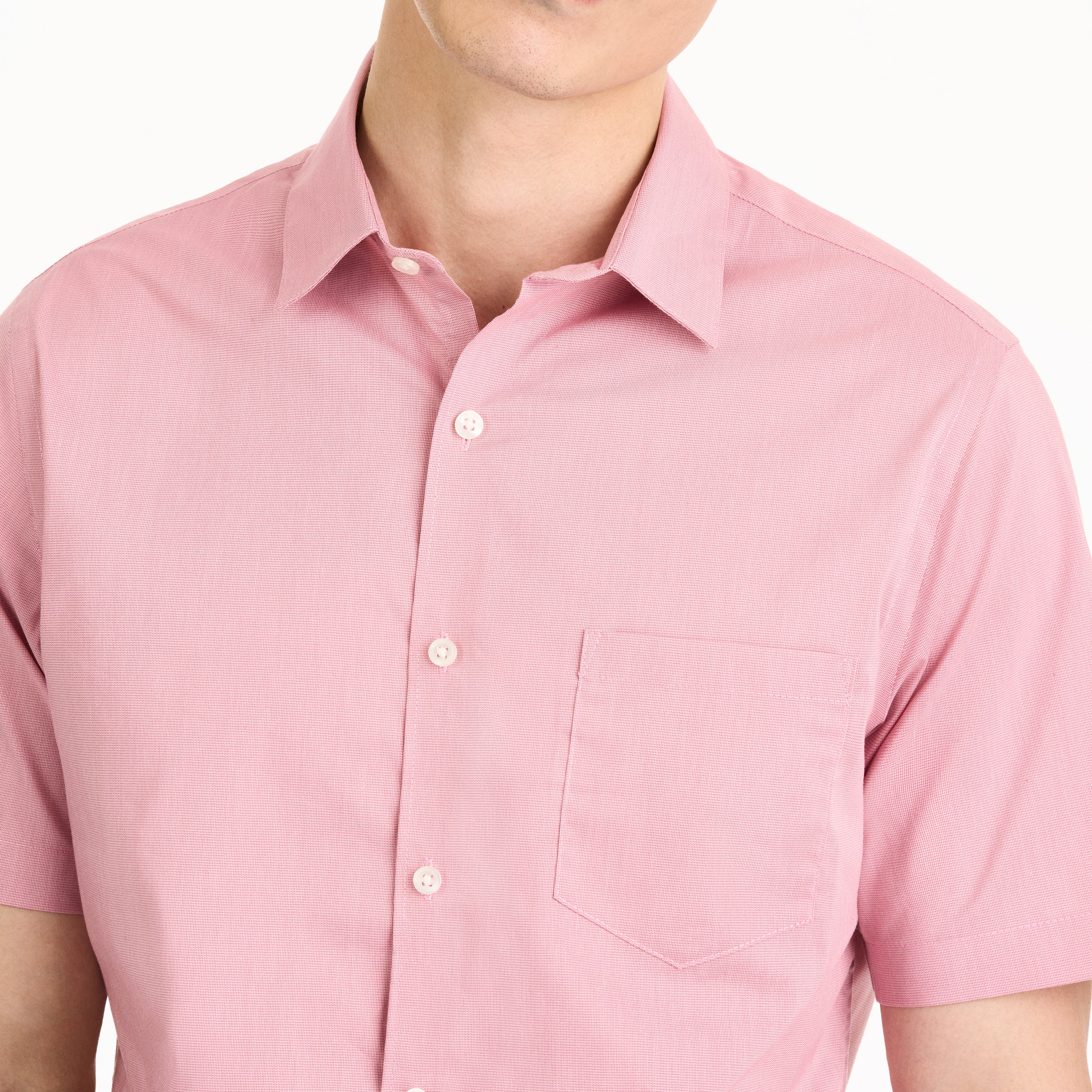 Essential Stain Shield Short Sleeve Shirt Solid - Slim Fit