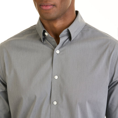 Cronbie Long Sleeve Stain Shield Solid Shirt - Slim Fit