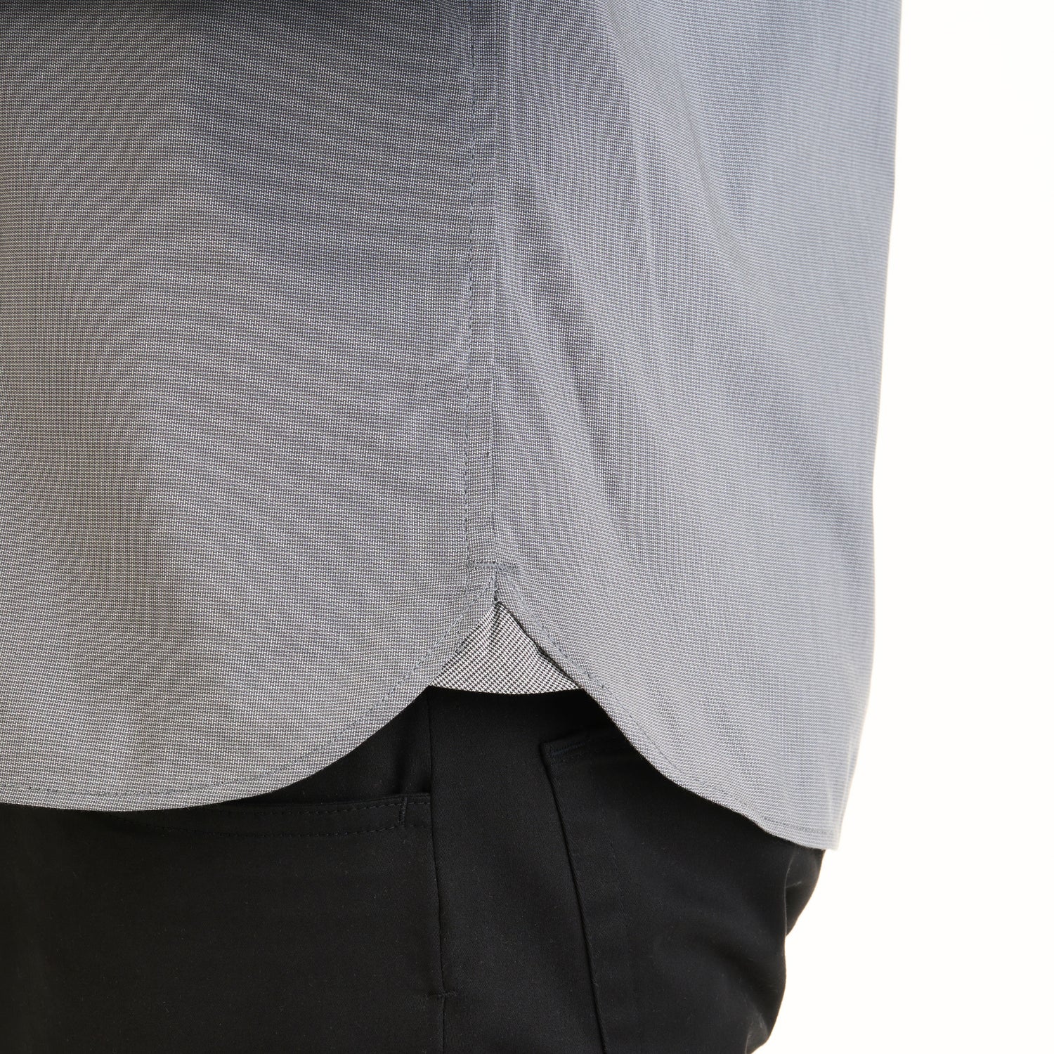 Cronbie Long Sleeve Stain Shield Solid Shirt - Slim Fit