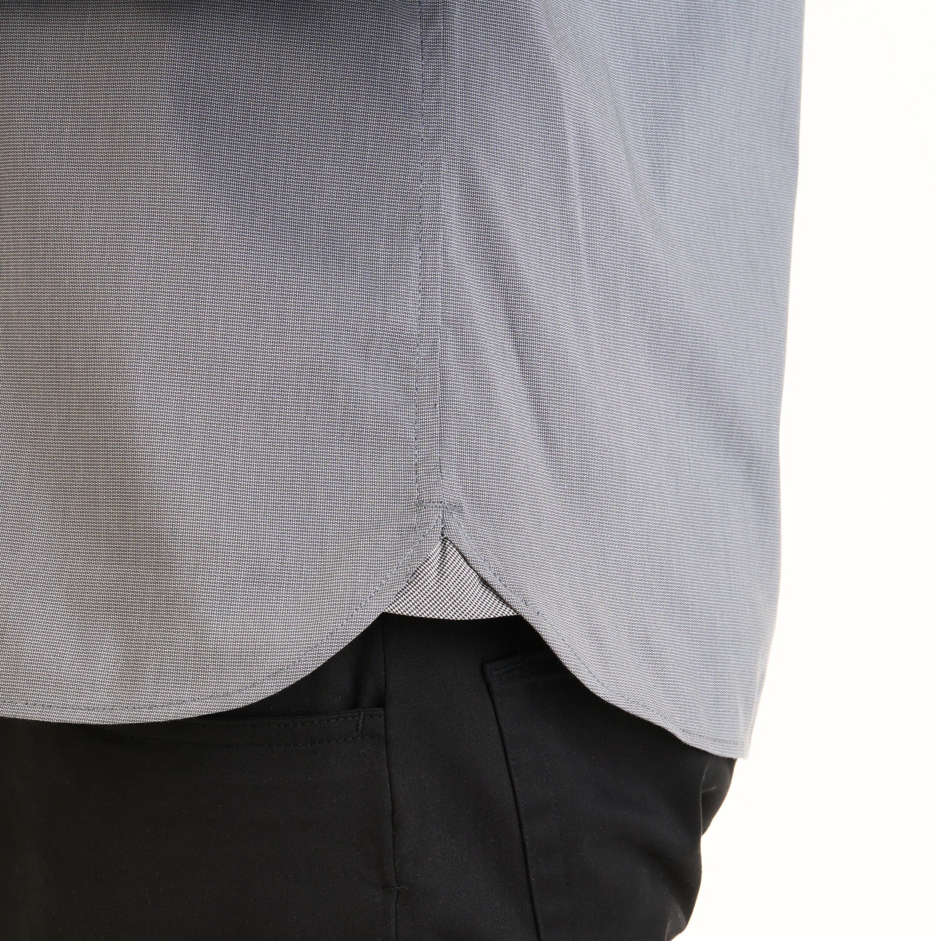 Cronbie Long Sleeve Stain Shield Solid Shirt - Slim Fit
