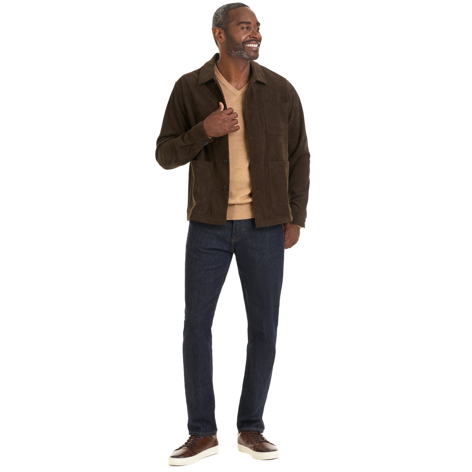 Weekend Long Sleeve Textured Shirt Jacket - Regular Fit
