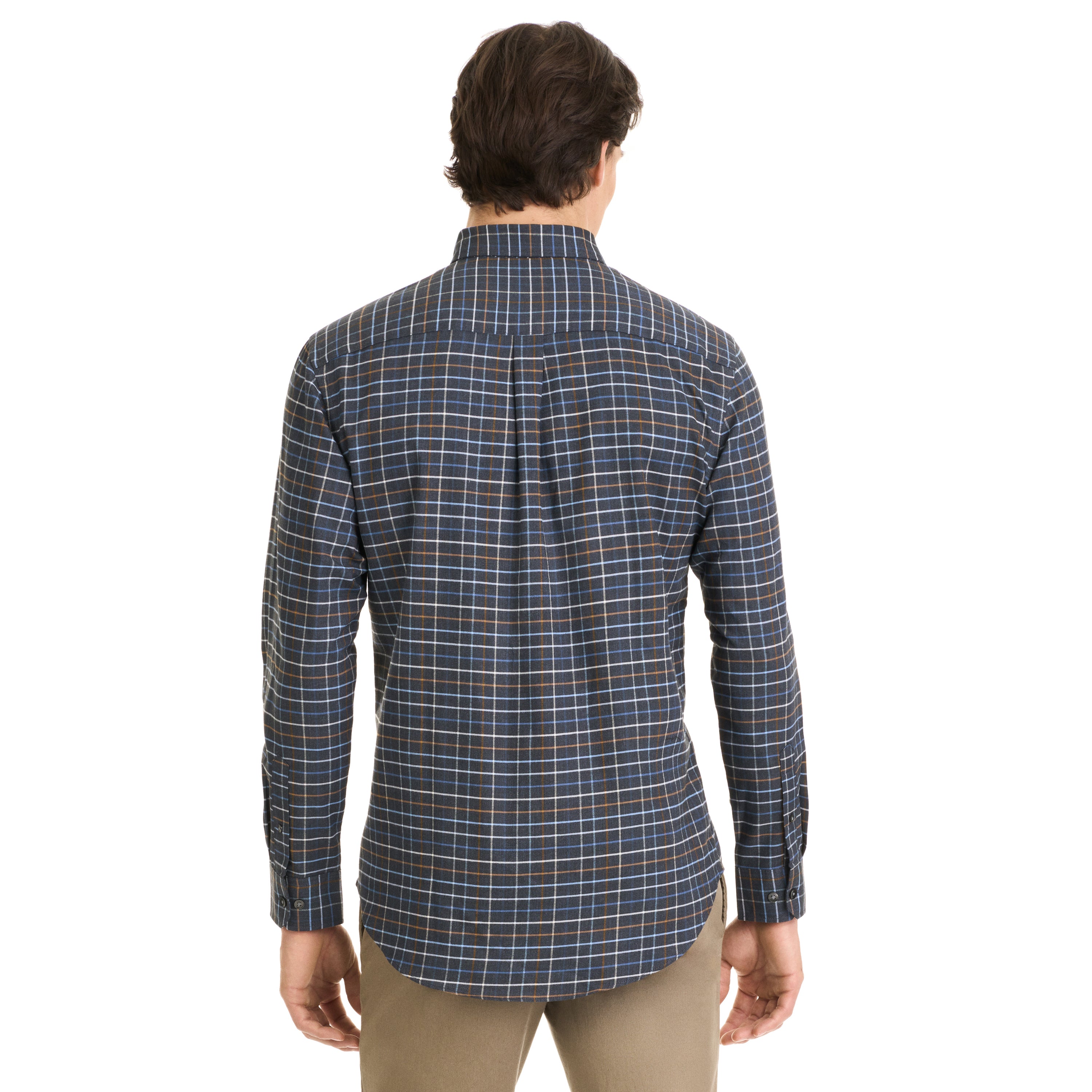 Weekend Twill Long Sleeve Woven Shirt Tattersall - Regular Fit
