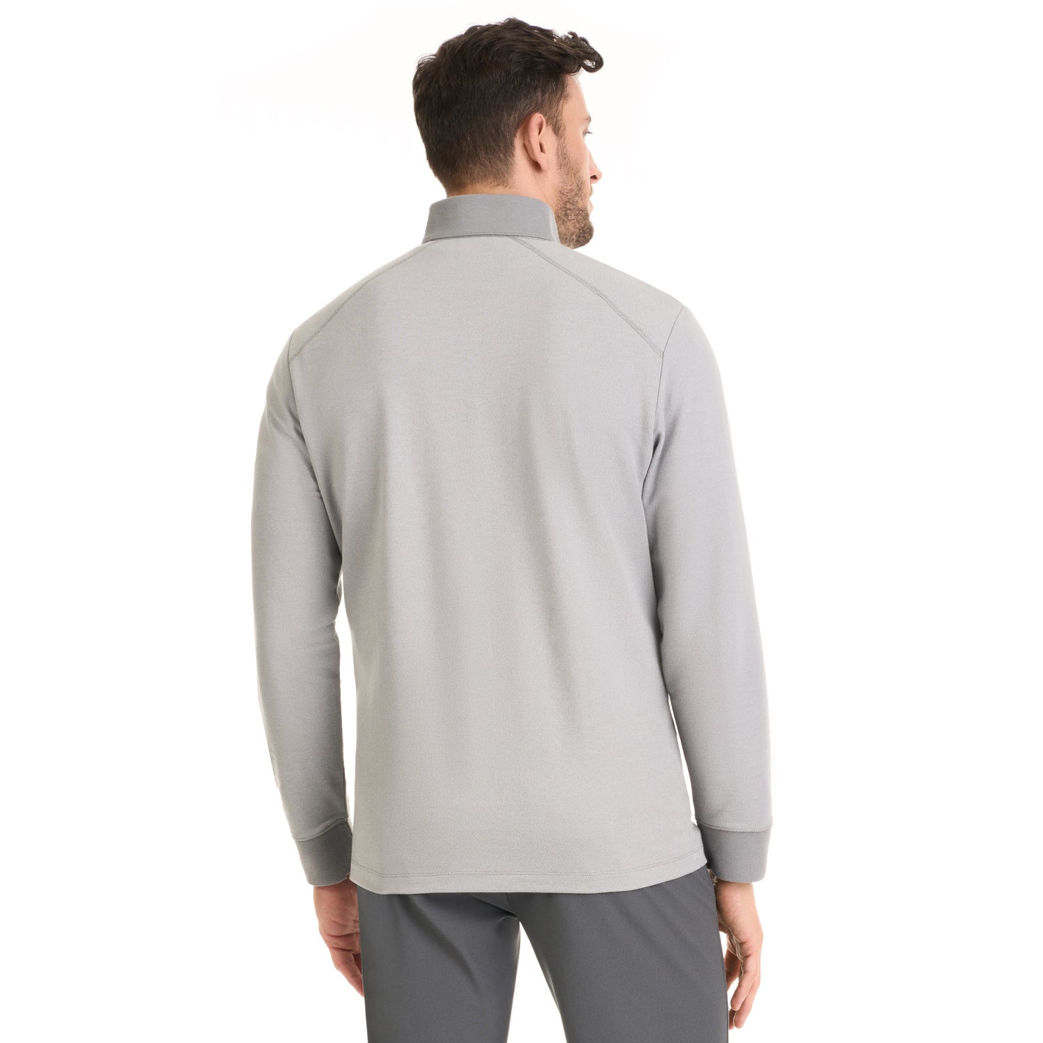 Essential Stain Shield Pique Quarter Zip Pullover – Regular Fit
