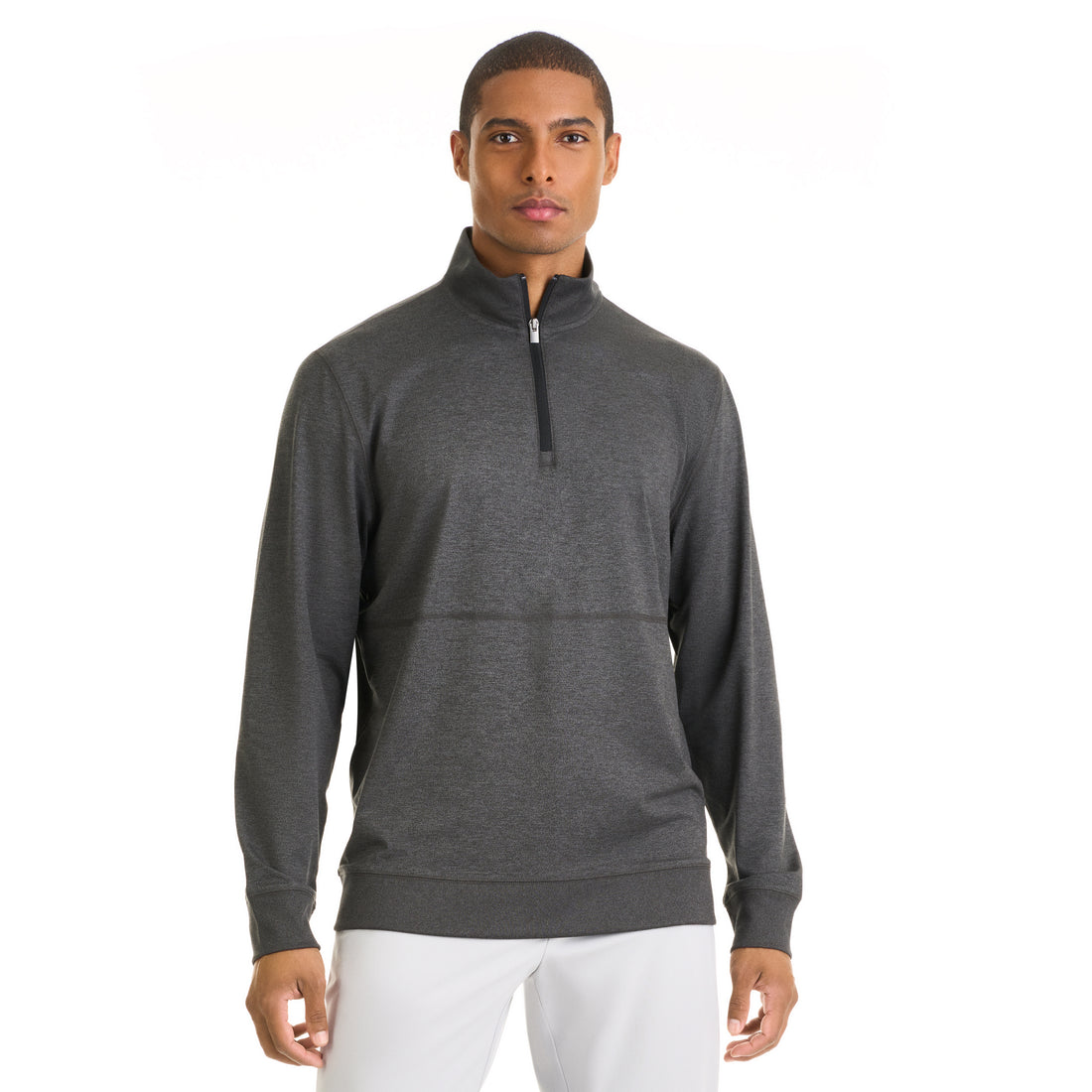 Performance Marled Quarter Zip Pullover – Regular Fit