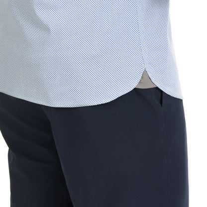 Essential Stain Shield Short Sleeve Wovens Mini Print - Slim Fit