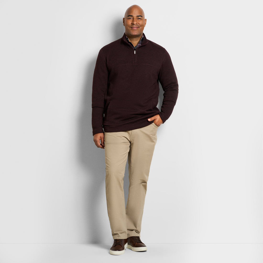 Essential Camdin Fleece Quarter Zip – Big &amp; Tall