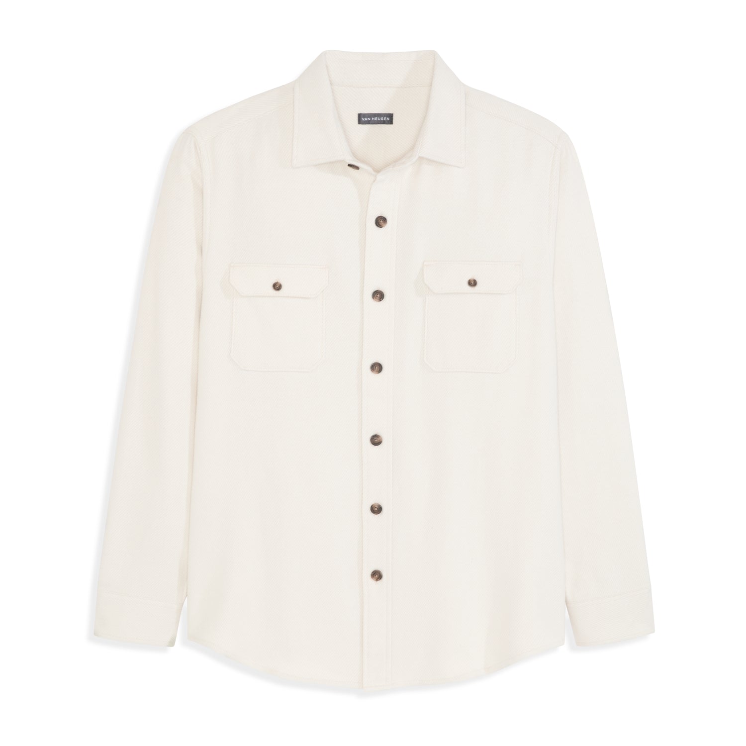 Essential Brushed Twill Shirt Jacket – Regular Fit