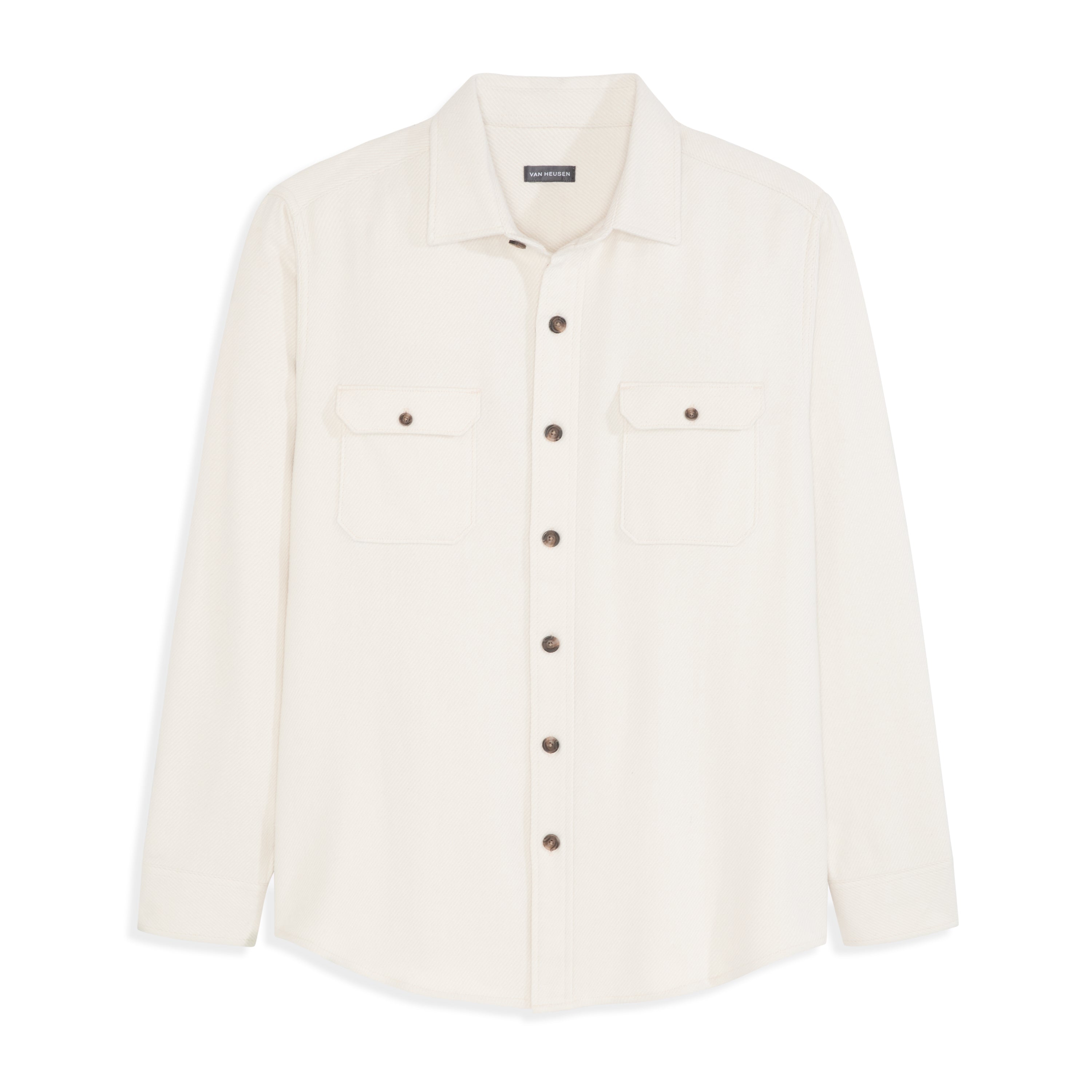 Essential Brushed Twill Shirt Jacket – Regular Fit