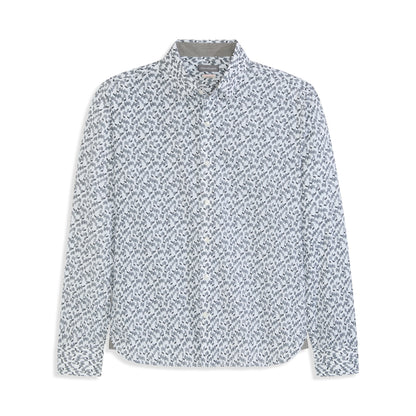 Cronbie Long Sleeve Stain Shield Shirt New Geo Print - Slim Fit