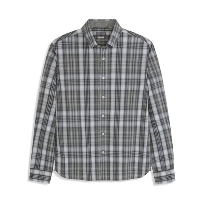 Cronbie Long Sleeve Stain Shield Shirt Heather Check Print - Slim Fit