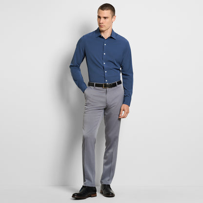 360 Comfort Long Sleeve Button Up Top Solid – Slim Fit