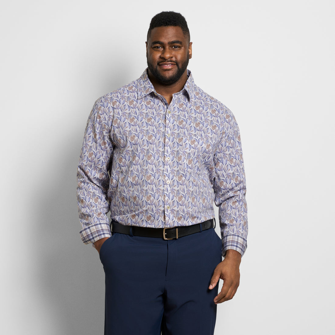 Originals Long Sleeve Shirt Halogen Print - Big & Tall
