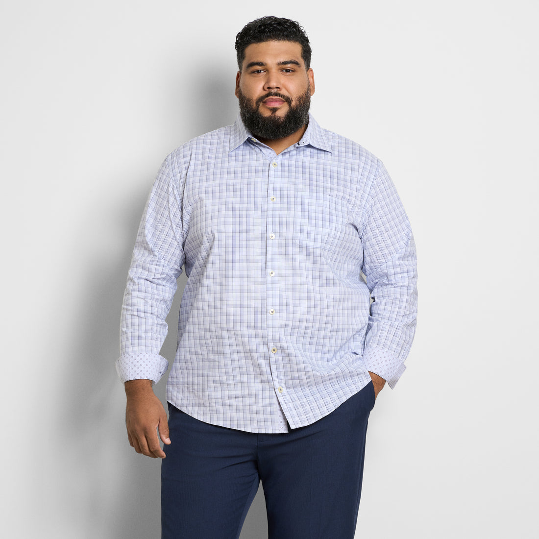 Originals Long Sleeve Tattersall Shirt - Big &amp; Tall