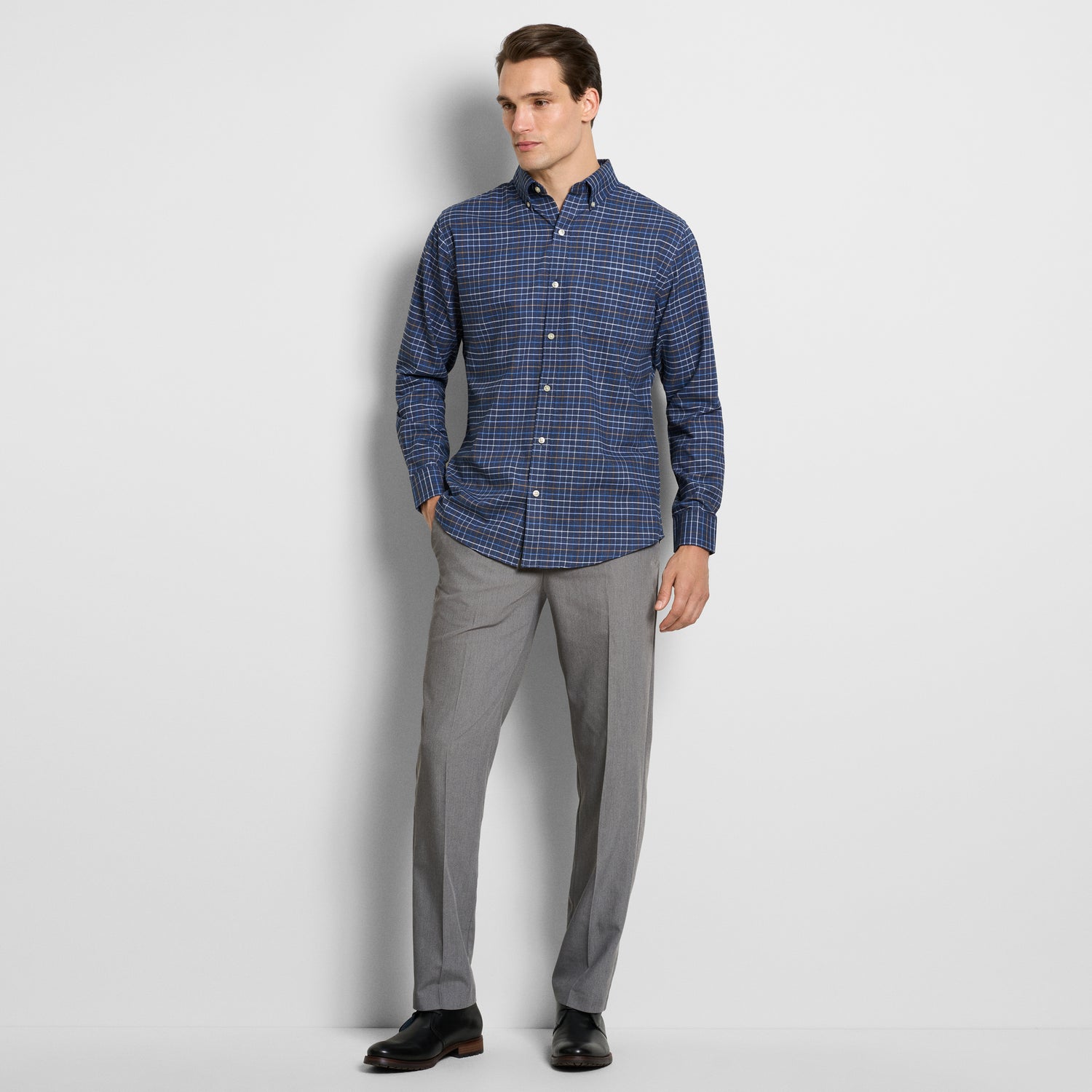 Regular Fit Weekend Tattersall Long Sleeve Shirt