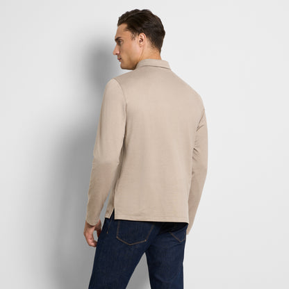 Performance Twill Long Sleeve Polo