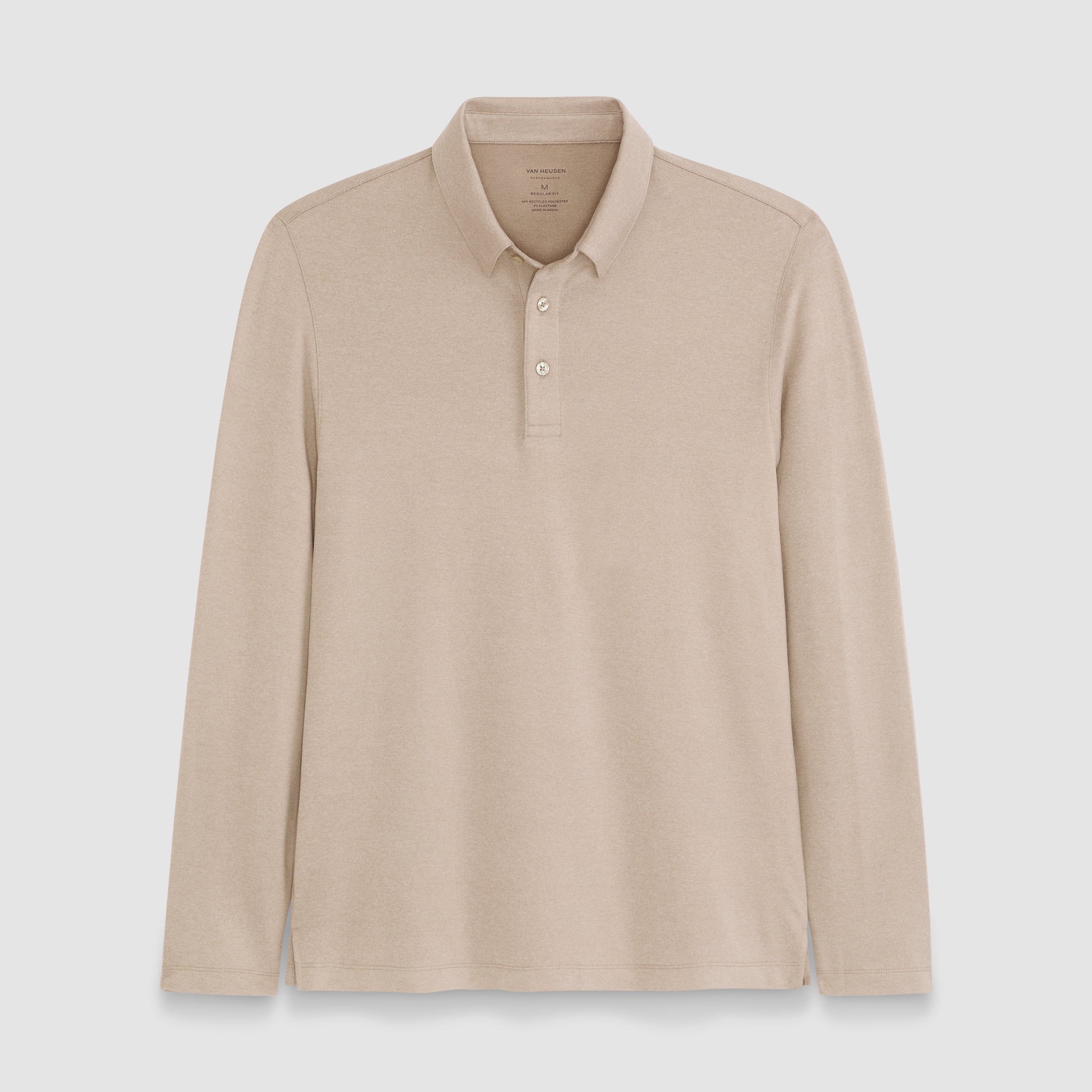 Performance Twill Long Sleeve Polo