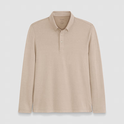 Performance Twill Long Sleeve Polo
